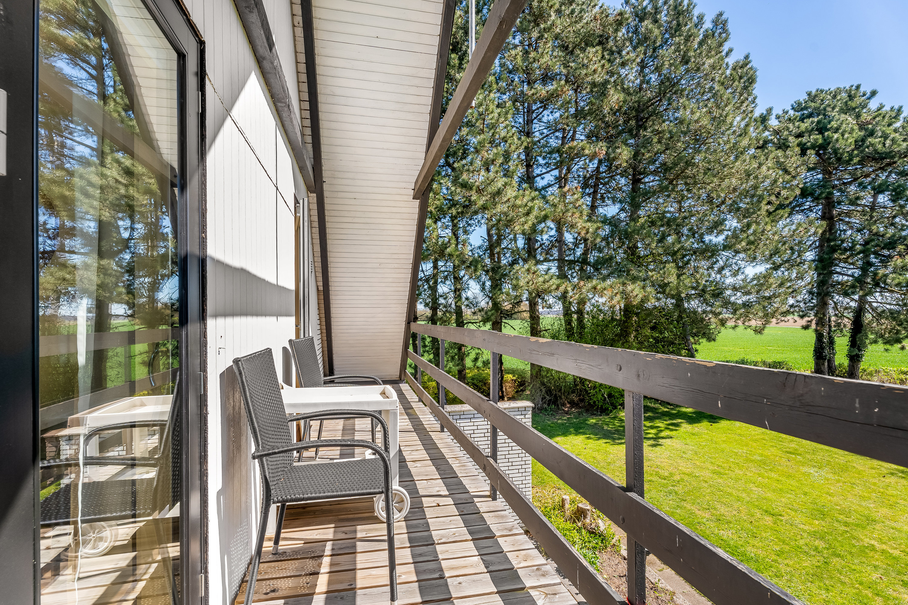 Fremhævet altan billede i fuldskærmstilstand. Billede af Nøbbøllevej 14, 4920 Søllested