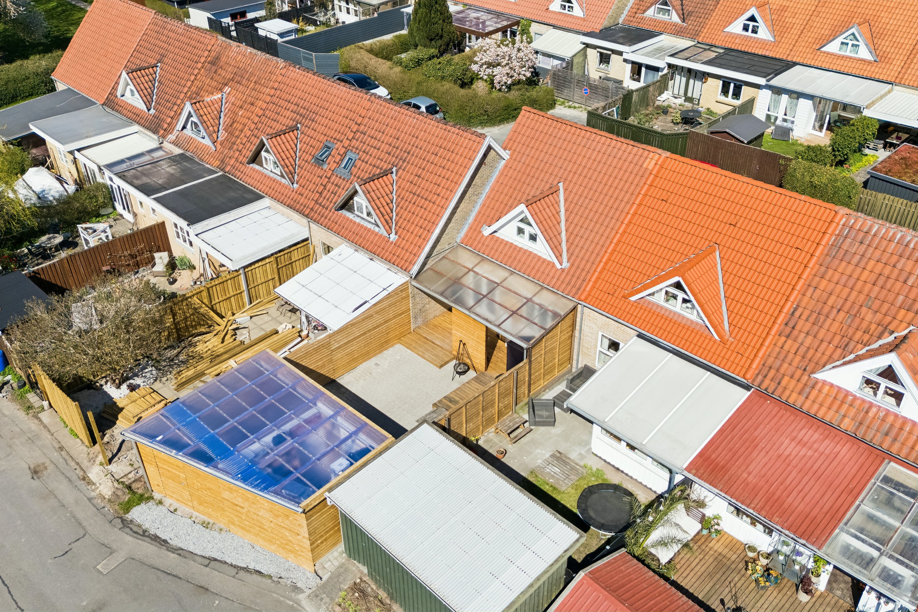 Fremhævet luftfoto billede i fuldskærmstilstand. Billede af Njalsvej 139, Højstrup, 5210 Odense NV