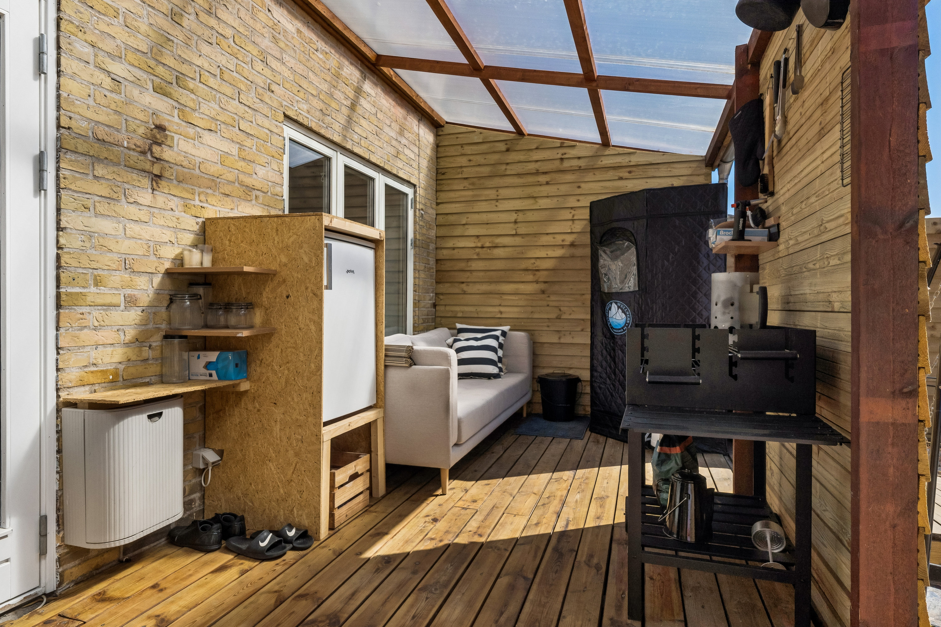 Fremhævet terrasse billede i fuldskærmstilstand. Billede af Njalsvej 139, Højstrup, 5210 Odense NV