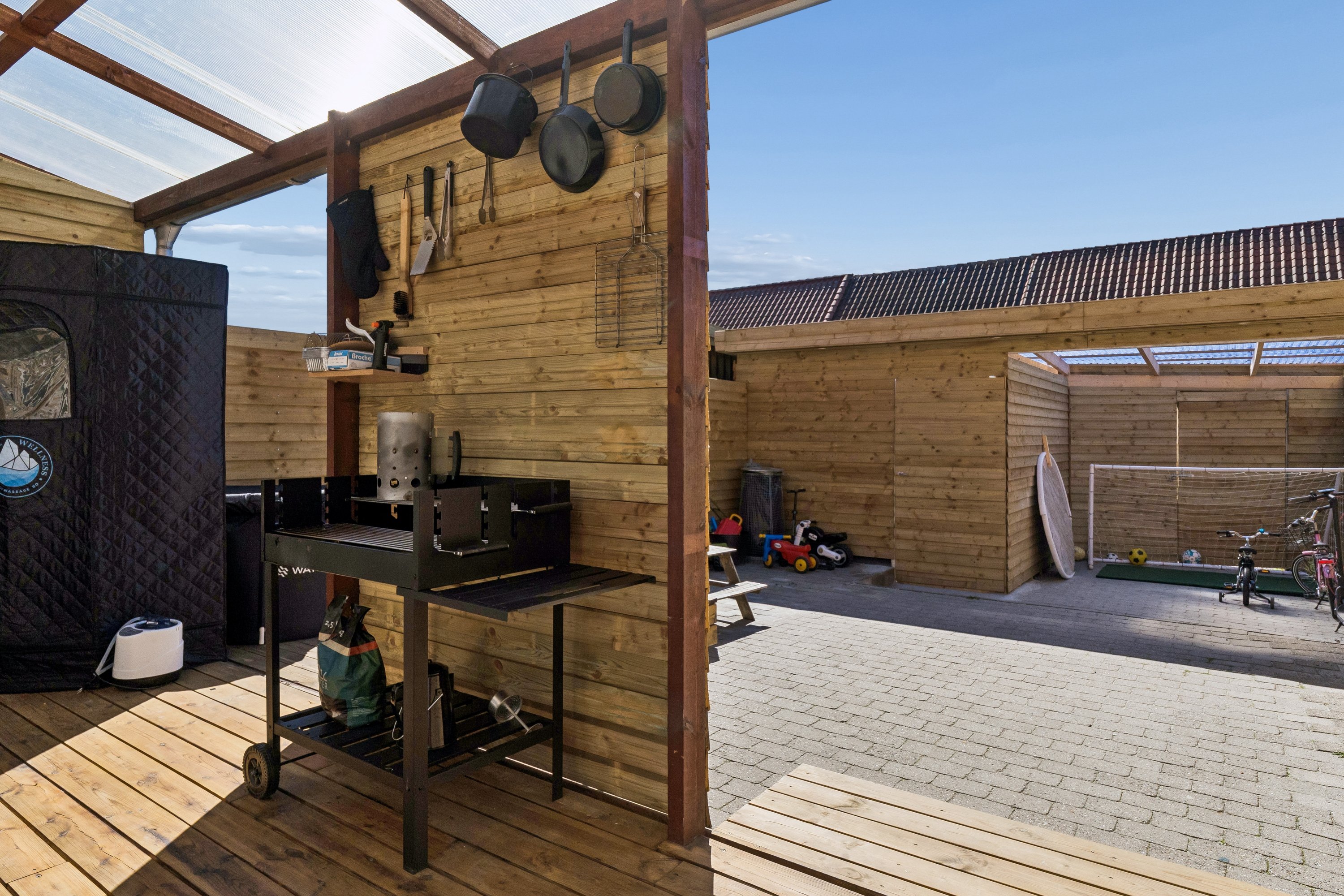 Fremhævet terrasse billede i fuldskærmstilstand. Billede af Njalsvej 139, Højstrup, 5210 Odense NV