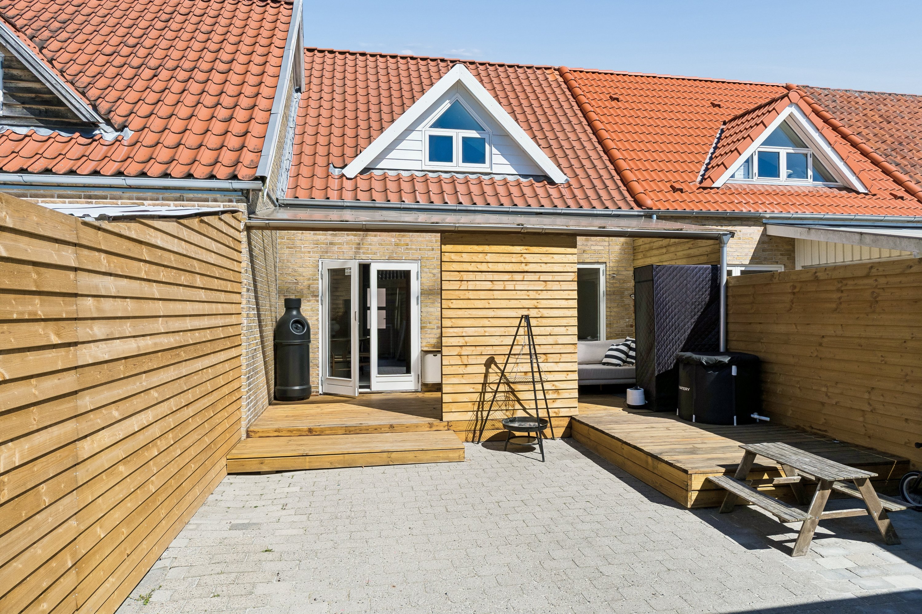 Rækkehus: Terrasse på Njalsvej 139, Højstrup, 5210 Odense NV
