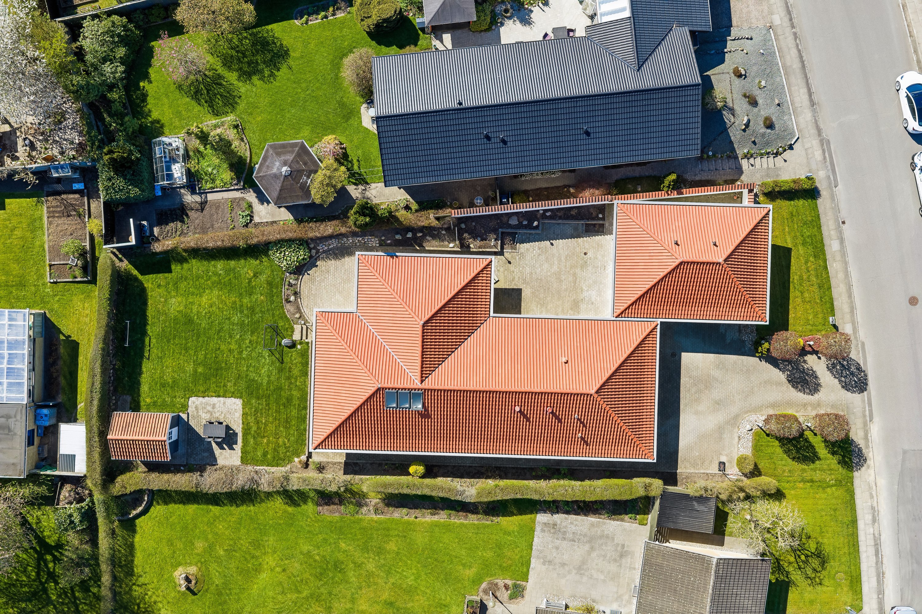 Fremhævet luftfoto billede i fuldskærmstilstand. Billede af Rypebakken 35, Snestrup, 5210 Odense NV