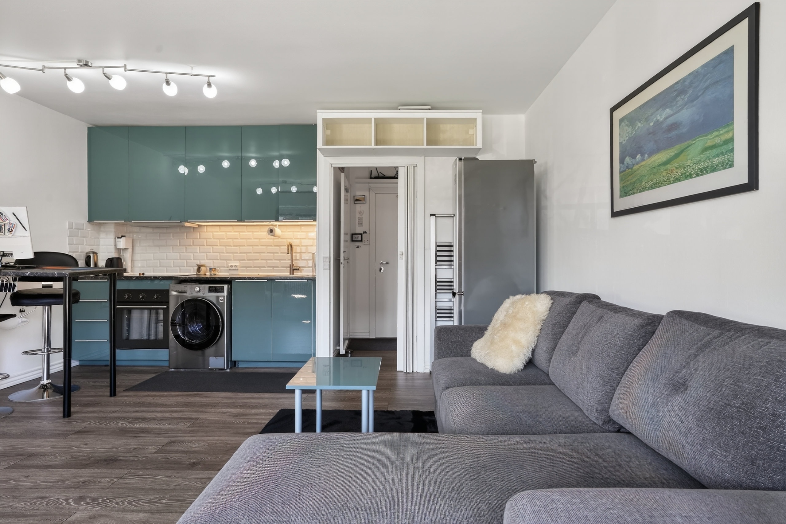 Fremhævet køkken billede i fuldskærmstilstand. Billede af Lyshøjgårdsvej 89, 1. mf., 2500 Valby