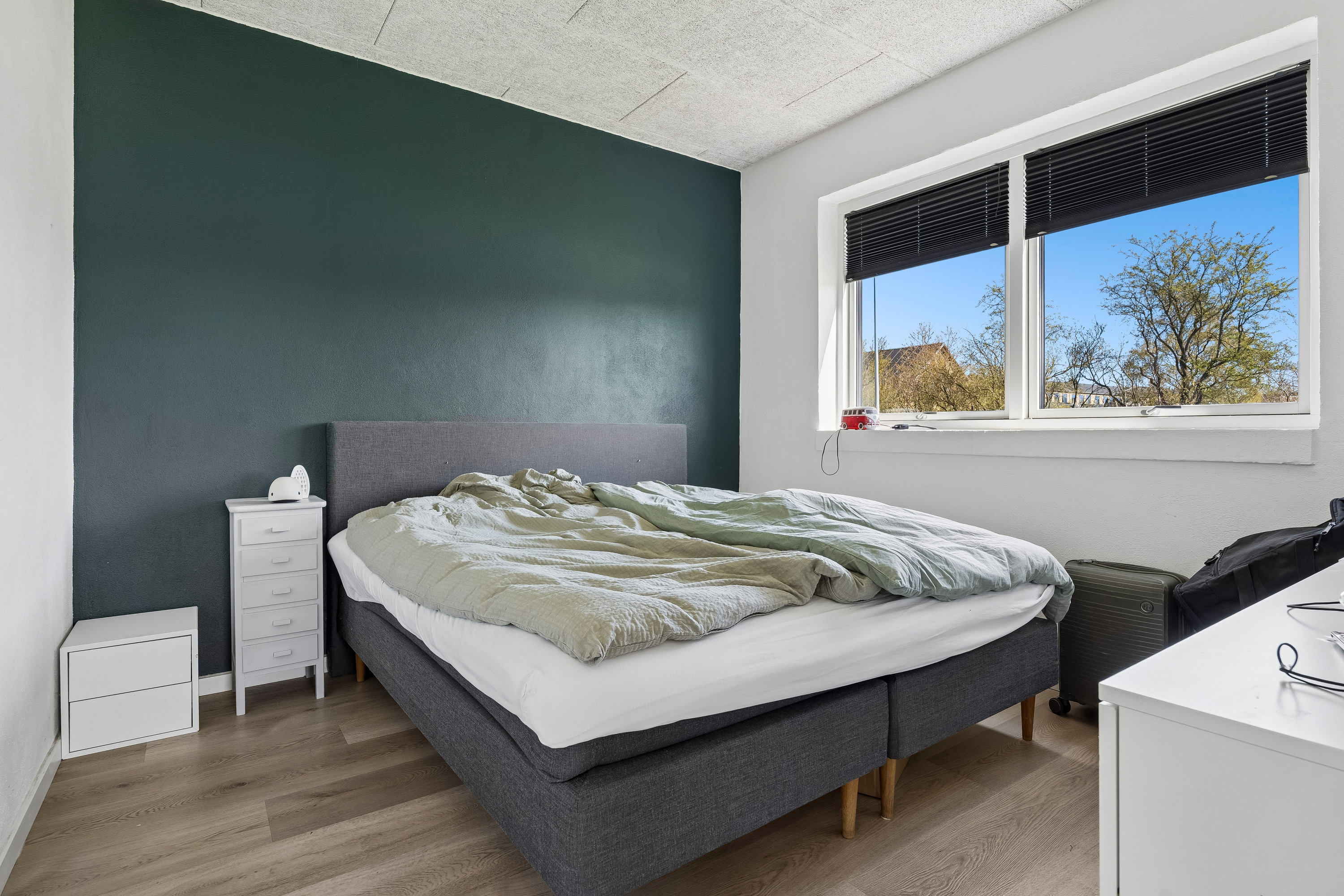 Fremhævet soveværelse billede i fuldskærmstilstand. Billede af Juelsbovej 18, 8723 Løsning
