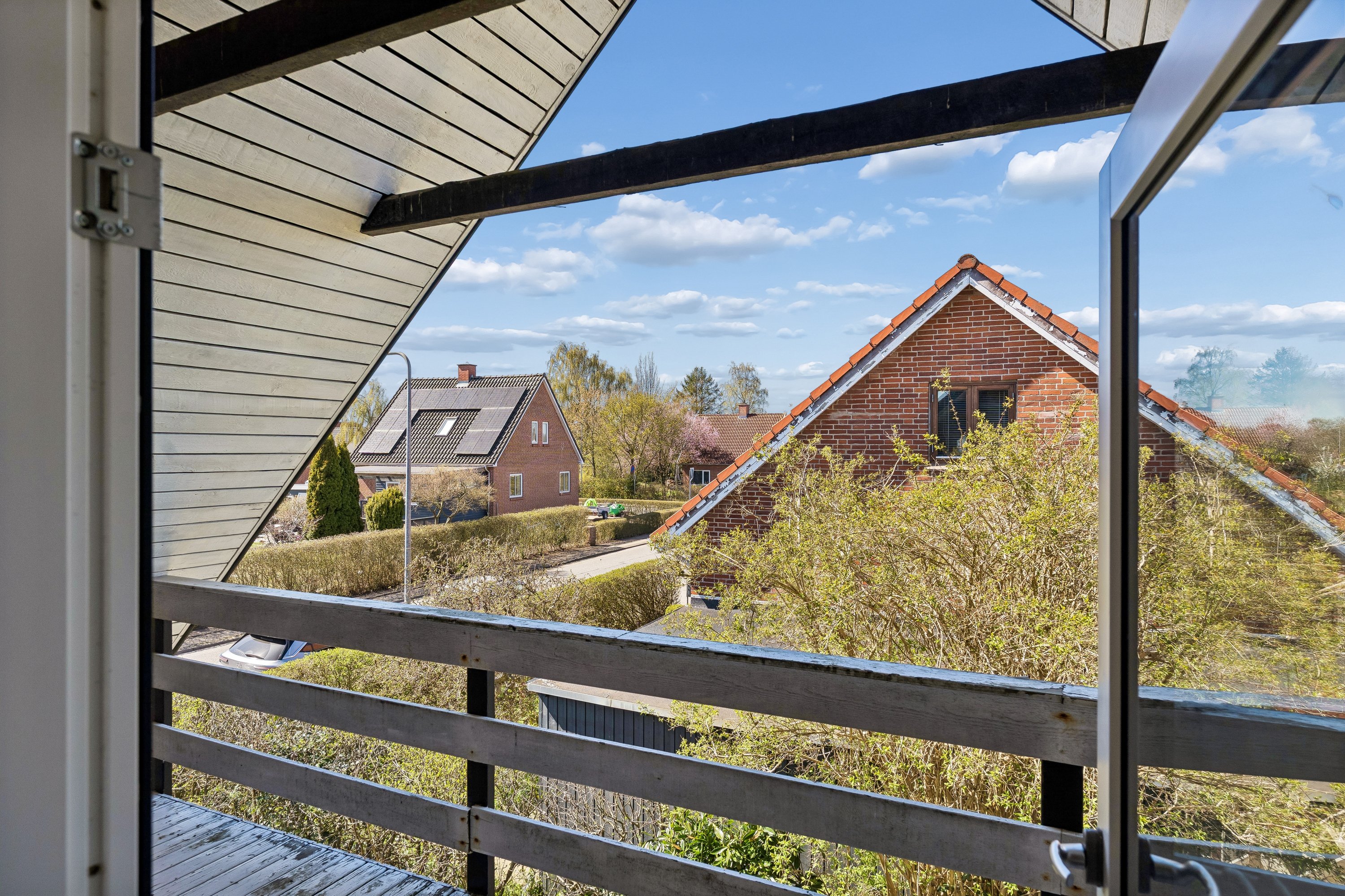 Fremhævet svalegang billede i fuldskærmstilstand. Billede af Juelsbovej 18, 8723 Løsning