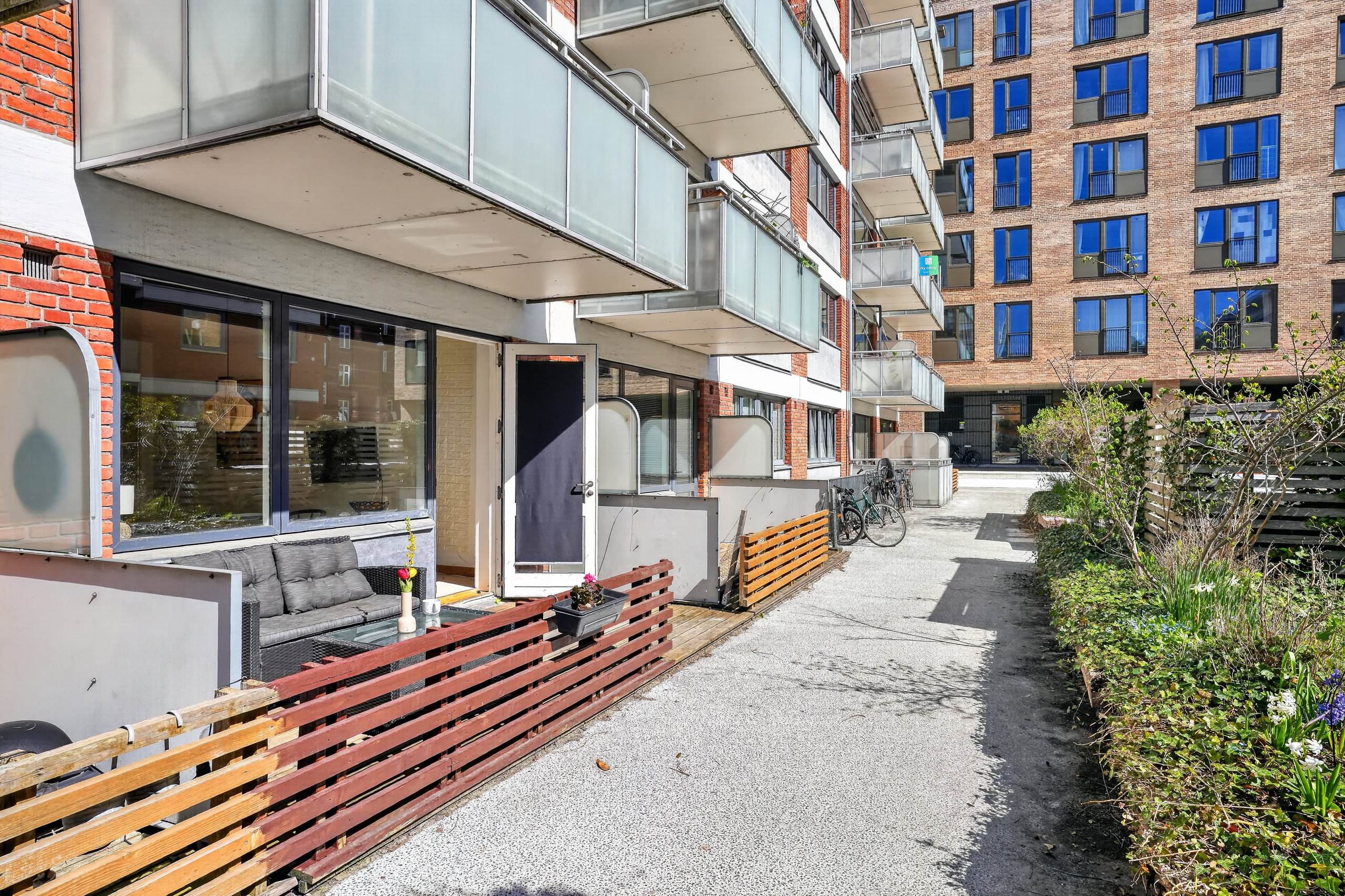 Fremhævet gårdmiljø billede i fuldskærmstilstand. Billede af Gormsgade 10, st.. 59., 2200 København N