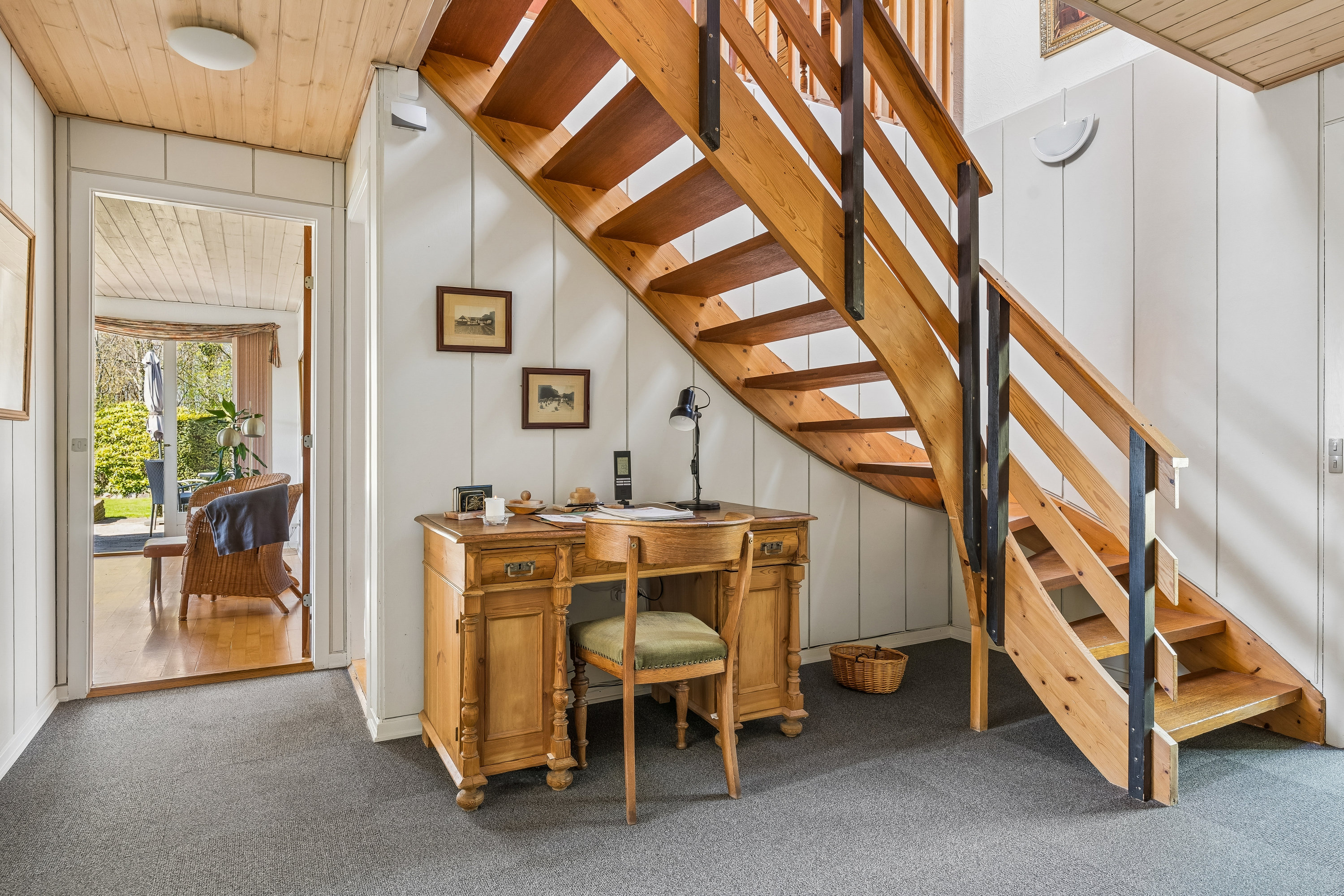 Fremhævet fordelingsgang billede i fuldskærmstilstand. Billede af Nymarksvej 28, 8722 Hedensted