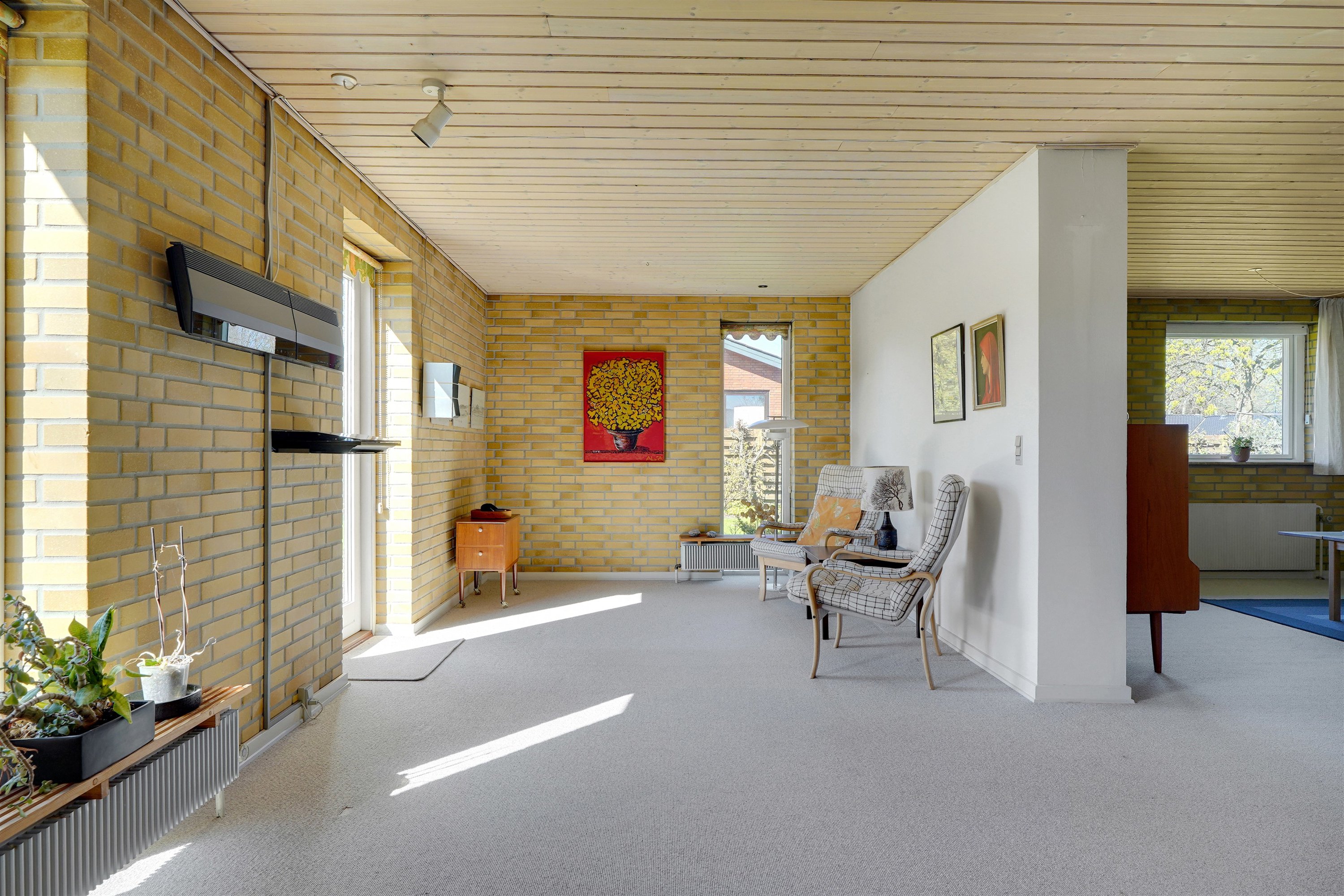 Fremhævet stue billede i fuldskærmstilstand. Billede af Gammel Hejnsvigvej 14, 7190 Billund