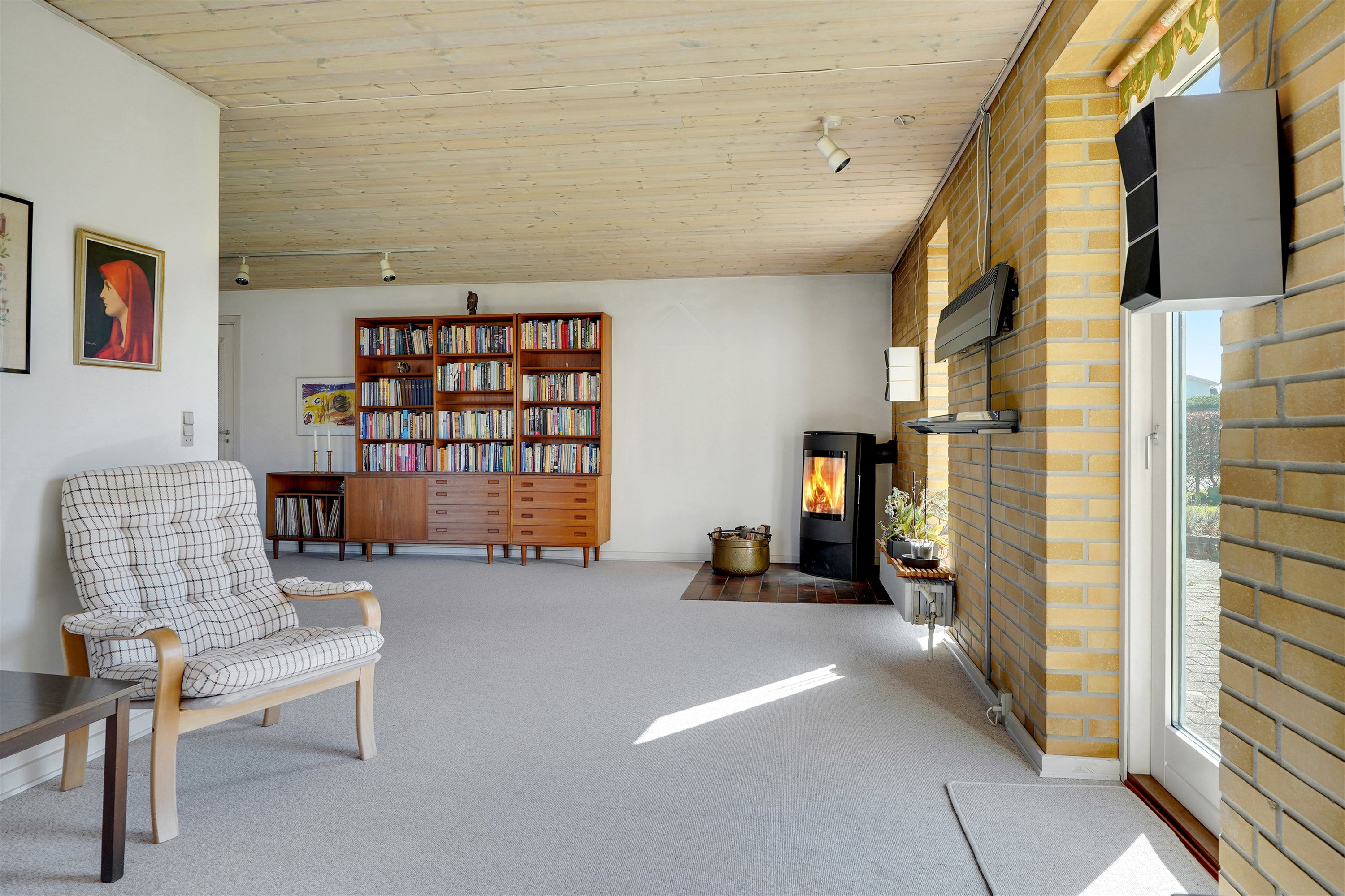 Fremhævet stue billede i fuldskærmstilstand. Billede af Gammel Hejnsvigvej 14, 7190 Billund