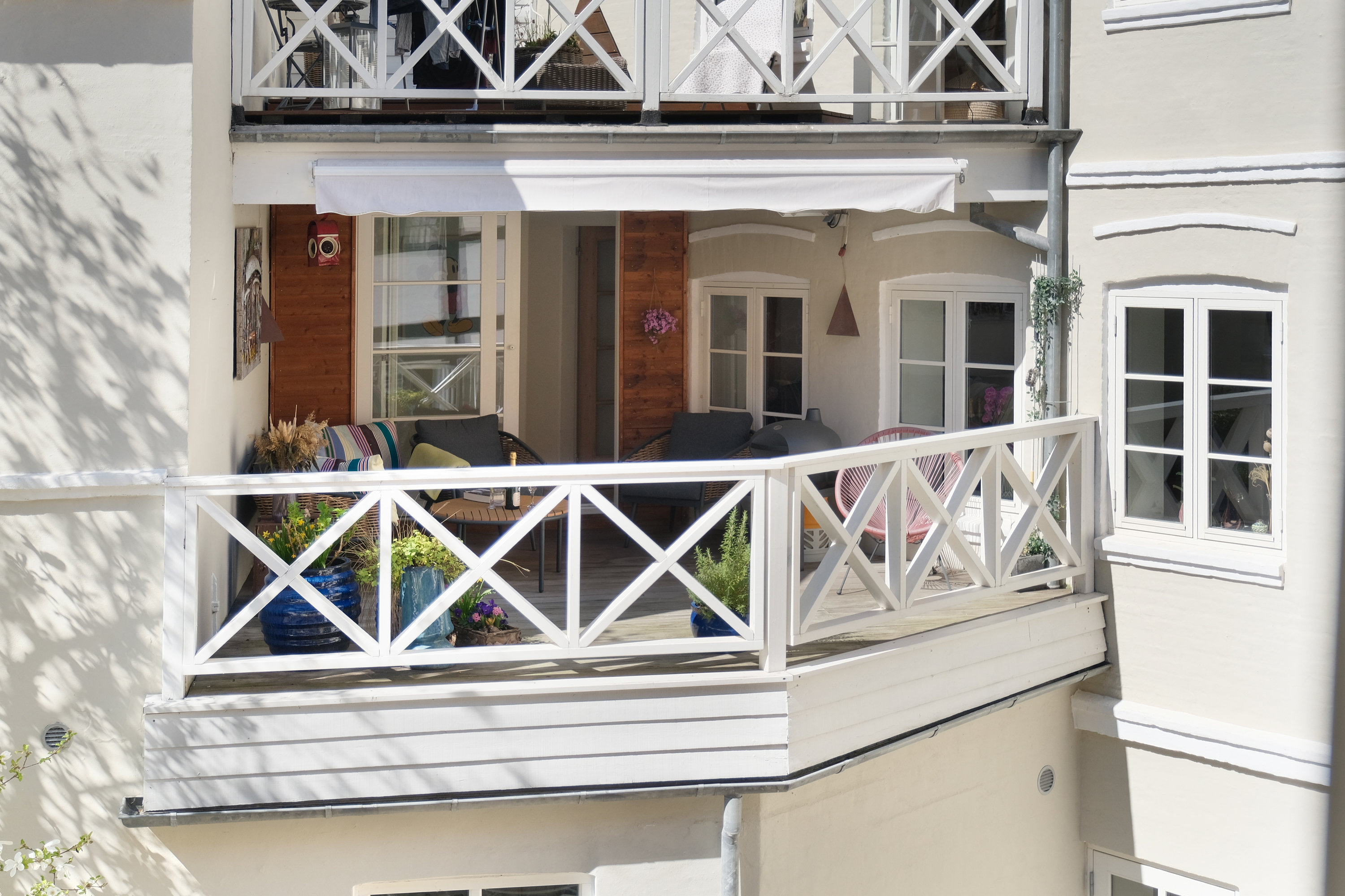 Miniaturebillede 1: altan. Billede af Nørregade 31C, 1. tv., 5000 Odense C