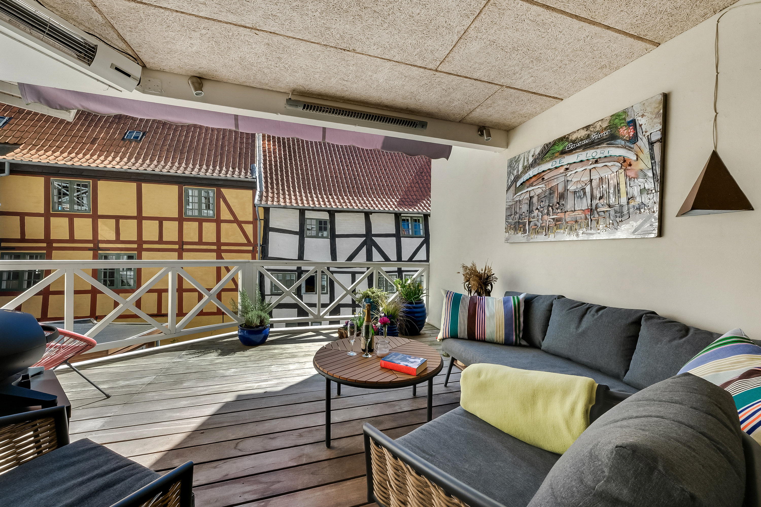 Fremhævet overdækket terrasse billede i fuldskærmstilstand. Billede af Nørregade 31C, 1. tv., 5000 Odense C