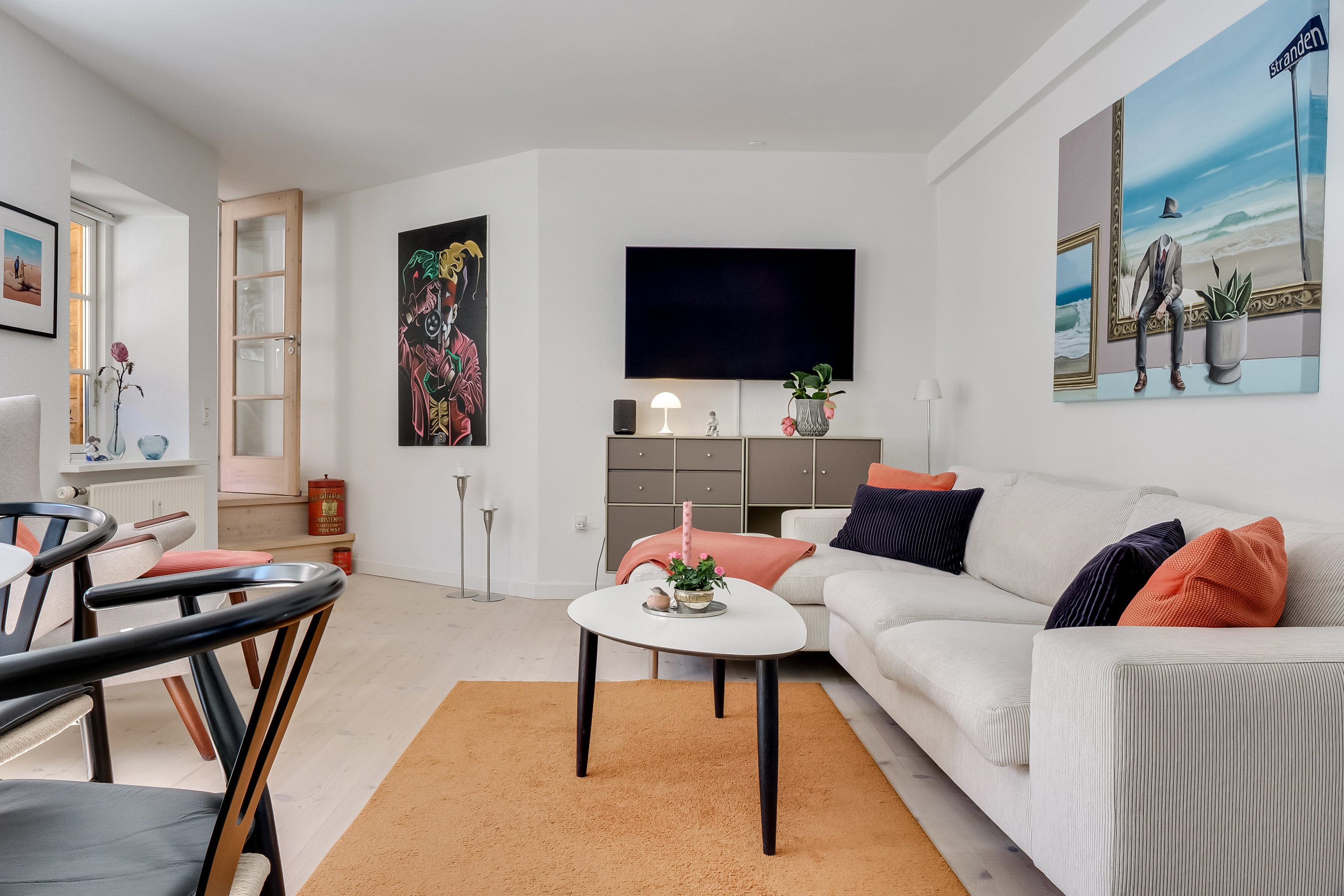 Fremhævet stue billede i fuldskærmstilstand. Billede af Nørregade 31C, 1. tv., 5000 Odense C