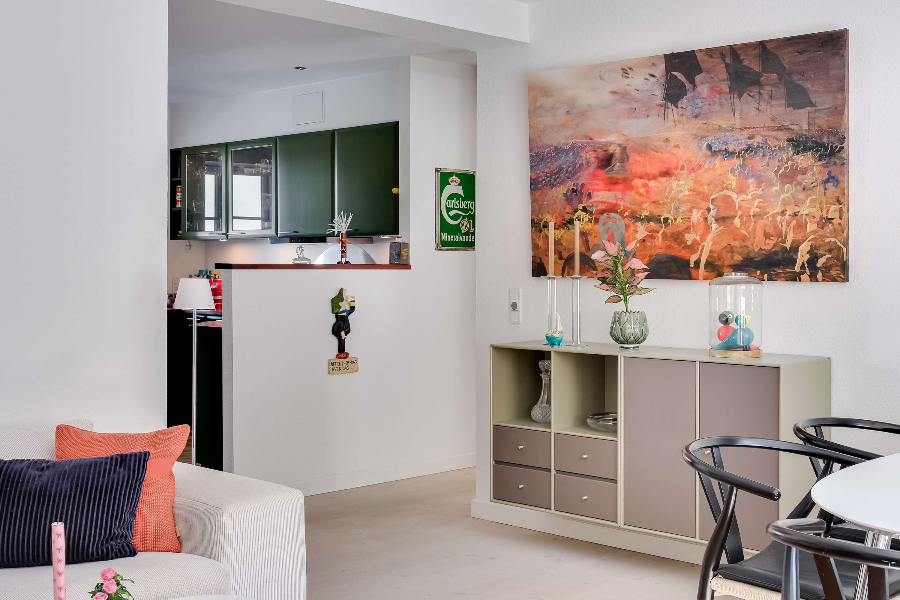 Fremhævet stue billede i fuldskærmstilstand. Billede af Nørregade 31C, 1. tv., 5000 Odense C