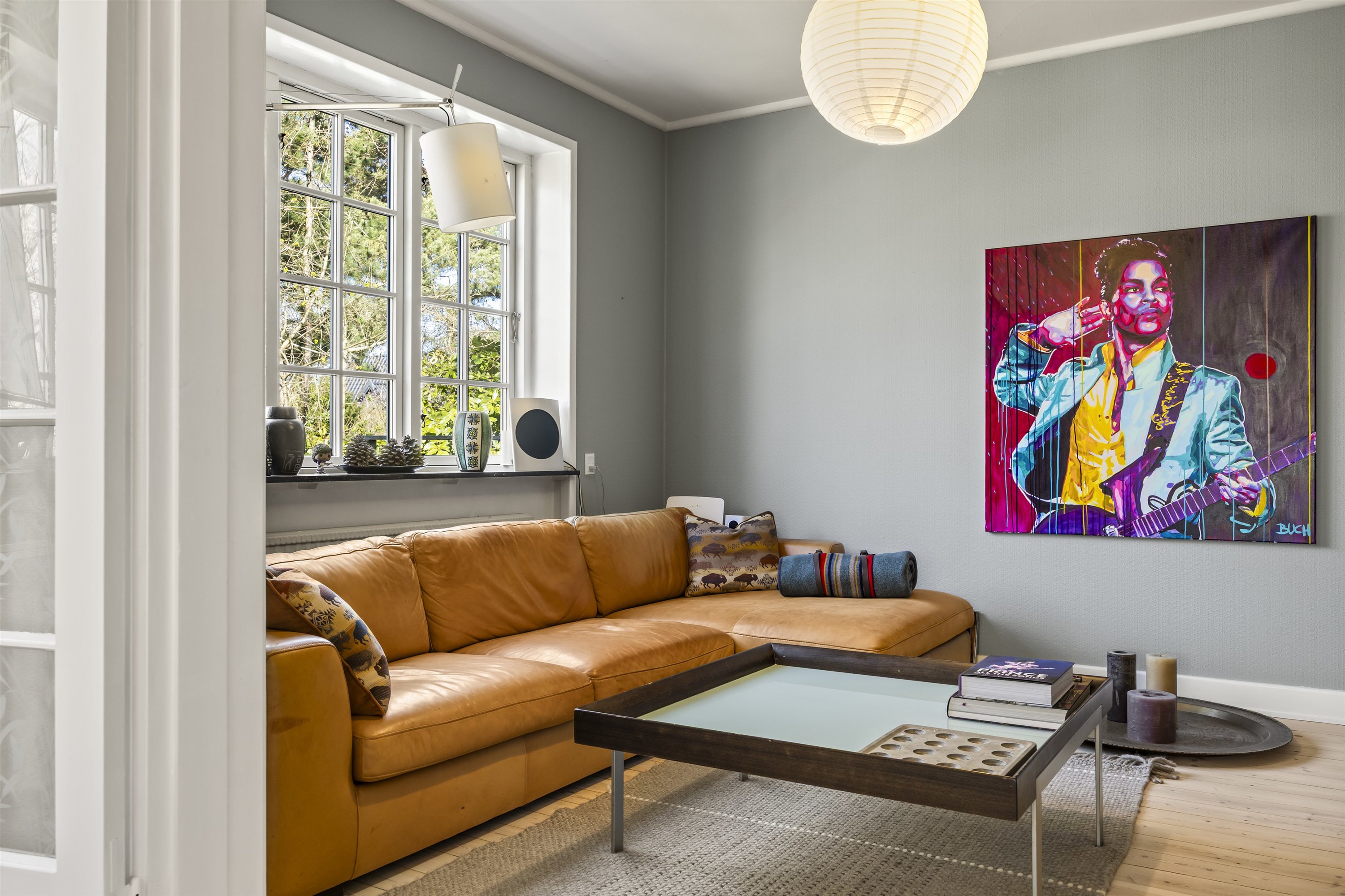 Fremhævet stue billede i fuldskærmstilstand. Billede af Nordre Strandvej 375, 3100 Hornbæk