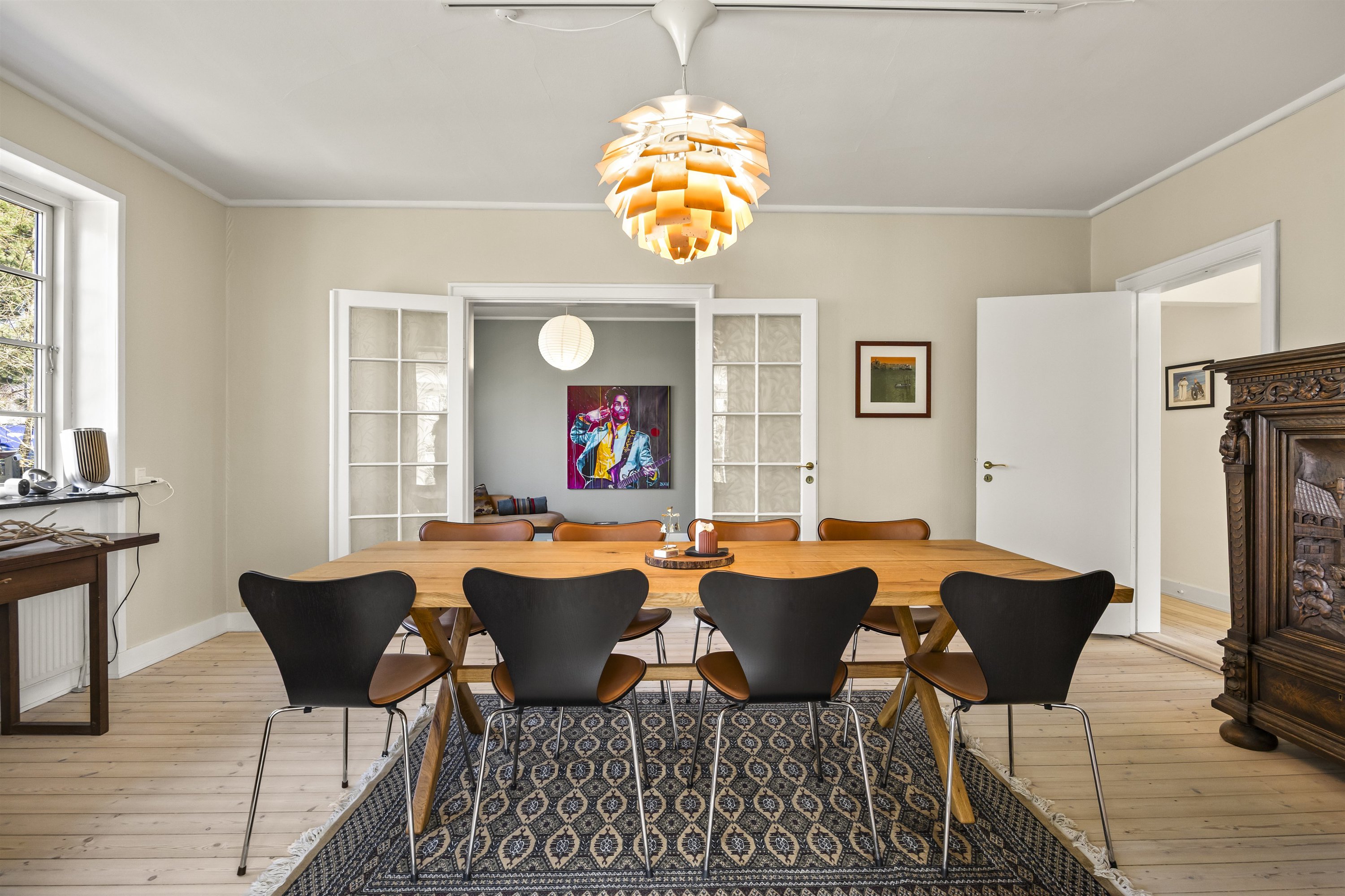 Fremhævet spisestue billede i fuldskærmstilstand. Billede af Nordre Strandvej 375, 3100 Hornbæk