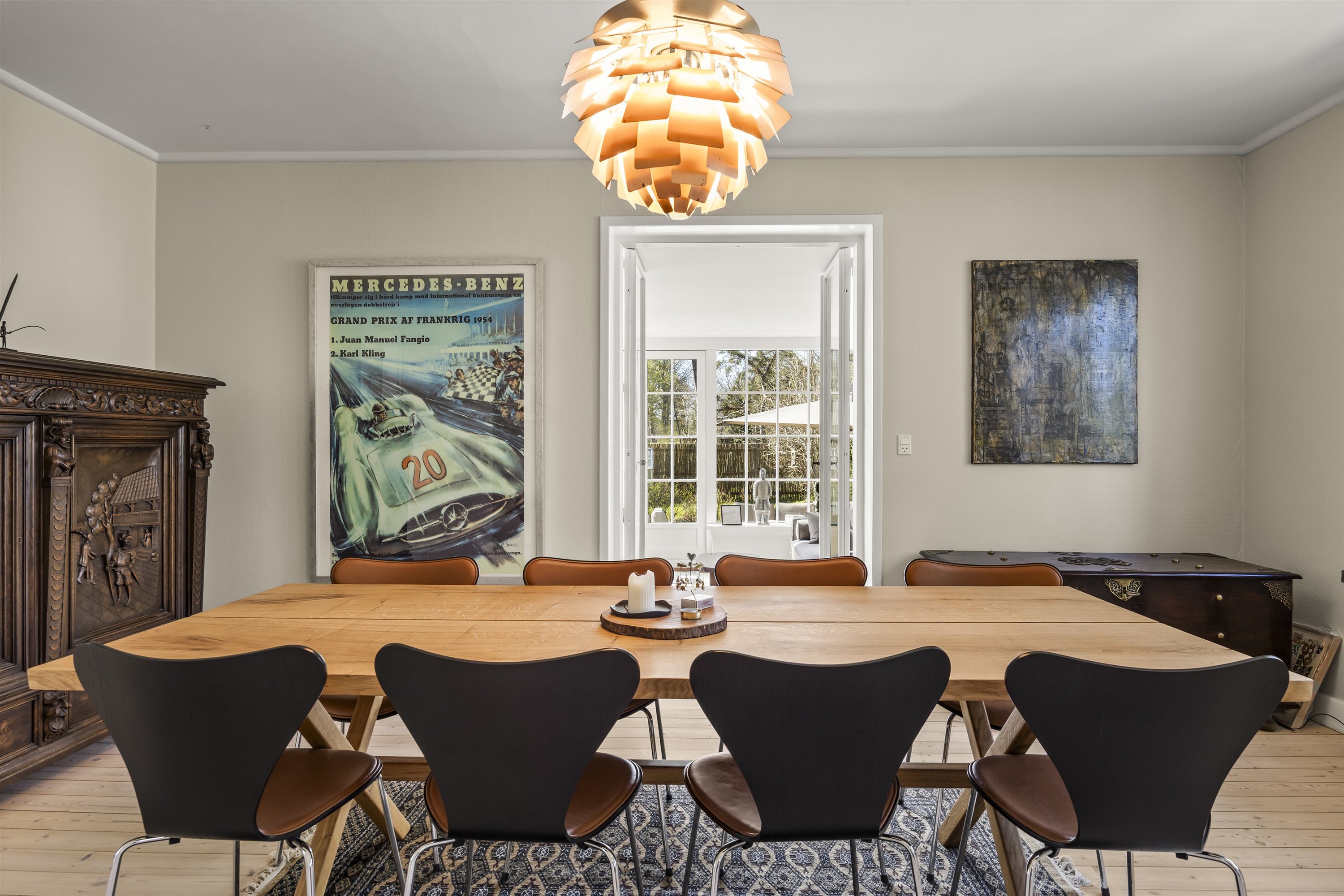 Fremhævet spisestue billede i fuldskærmstilstand. Billede af Nordre Strandvej 375, 3100 Hornbæk