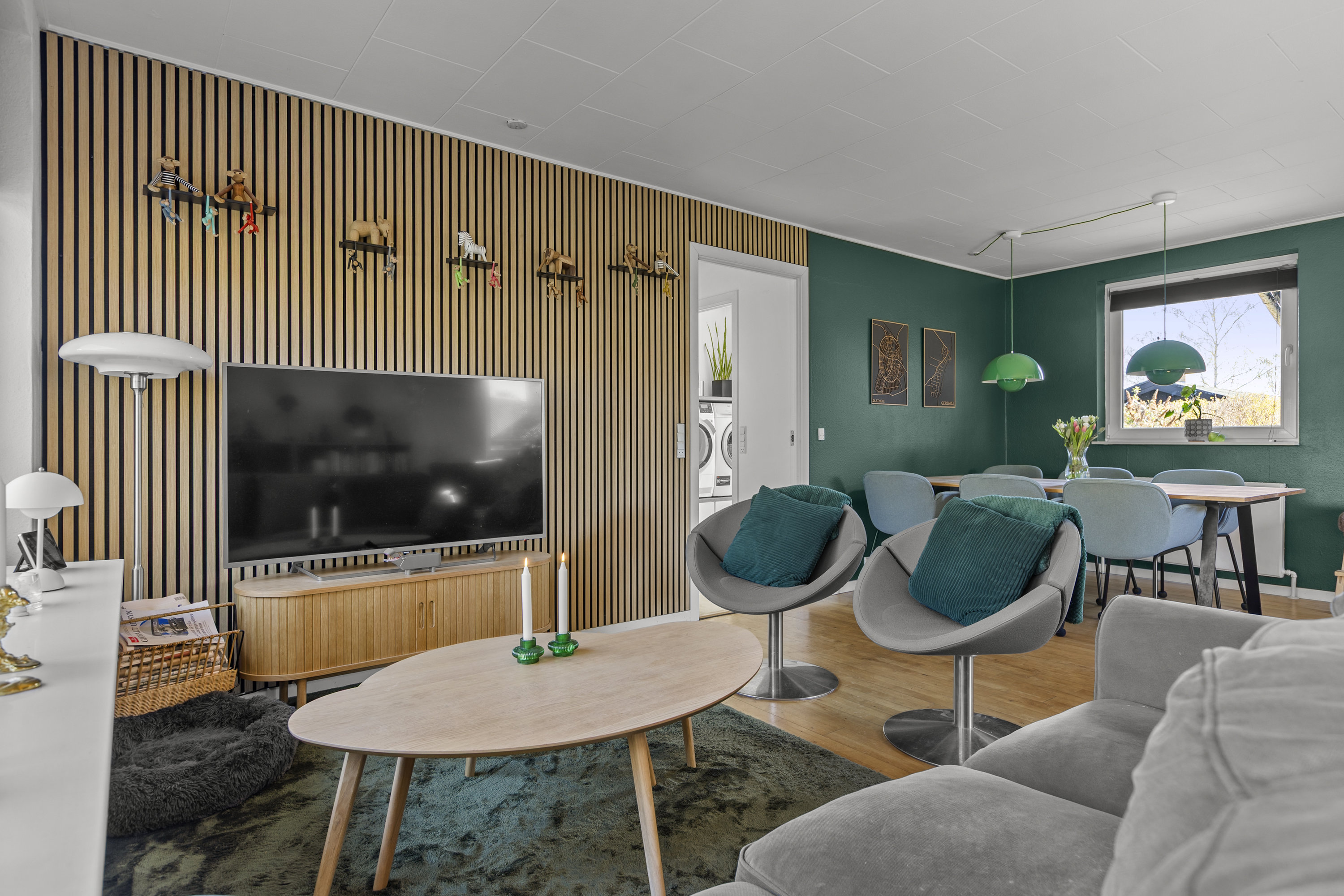 Fremhævet stue billede i fuldskærmstilstand. Billede af Fogedgårdsvej 42, 4050 Skibby