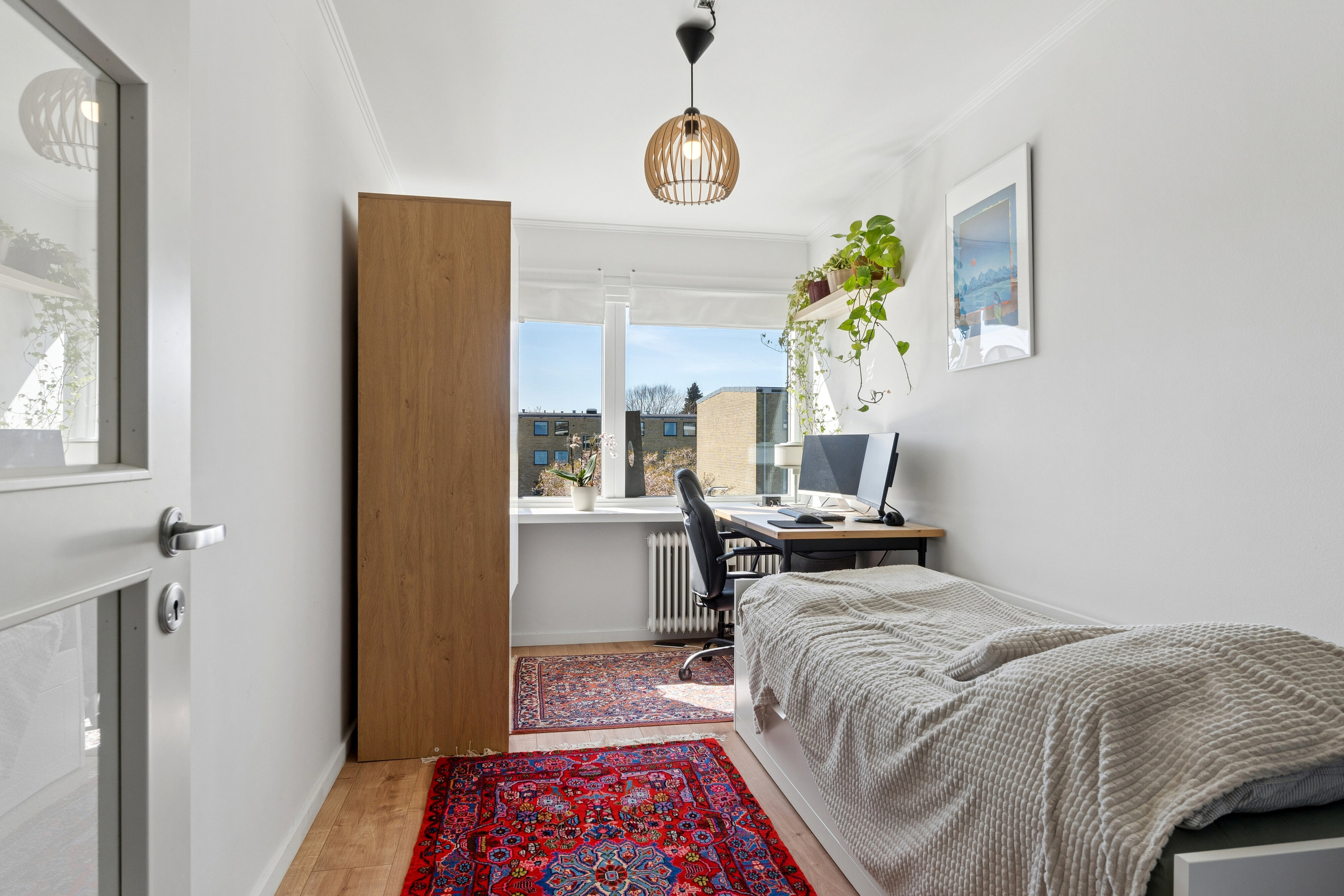 Fremhævet soveværelse billede i fuldskærmstilstand. Billede af Bybjergvej 19, 2. tv., 2970 Hørsholm