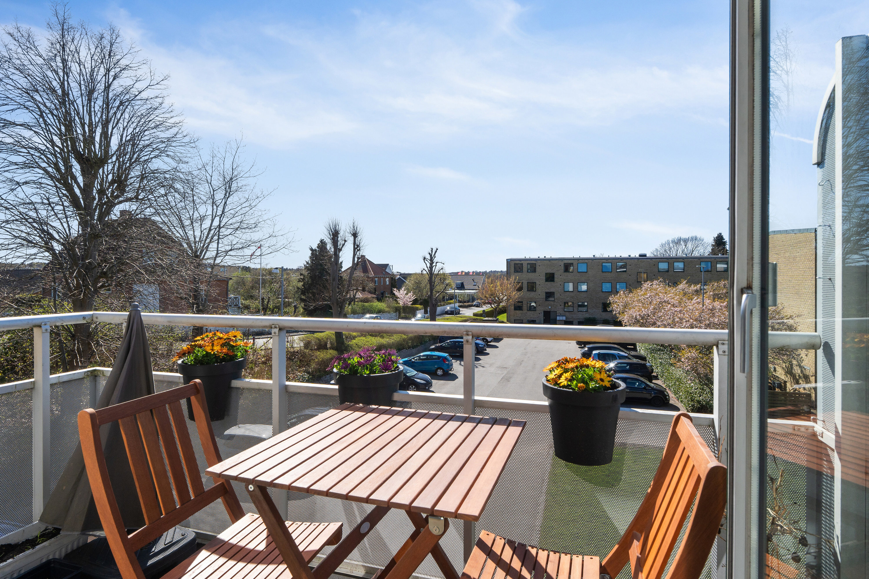 Fremhævet altan billede i fuldskærmstilstand. Billede af Bybjergvej 19, 2. tv., 2970 Hørsholm