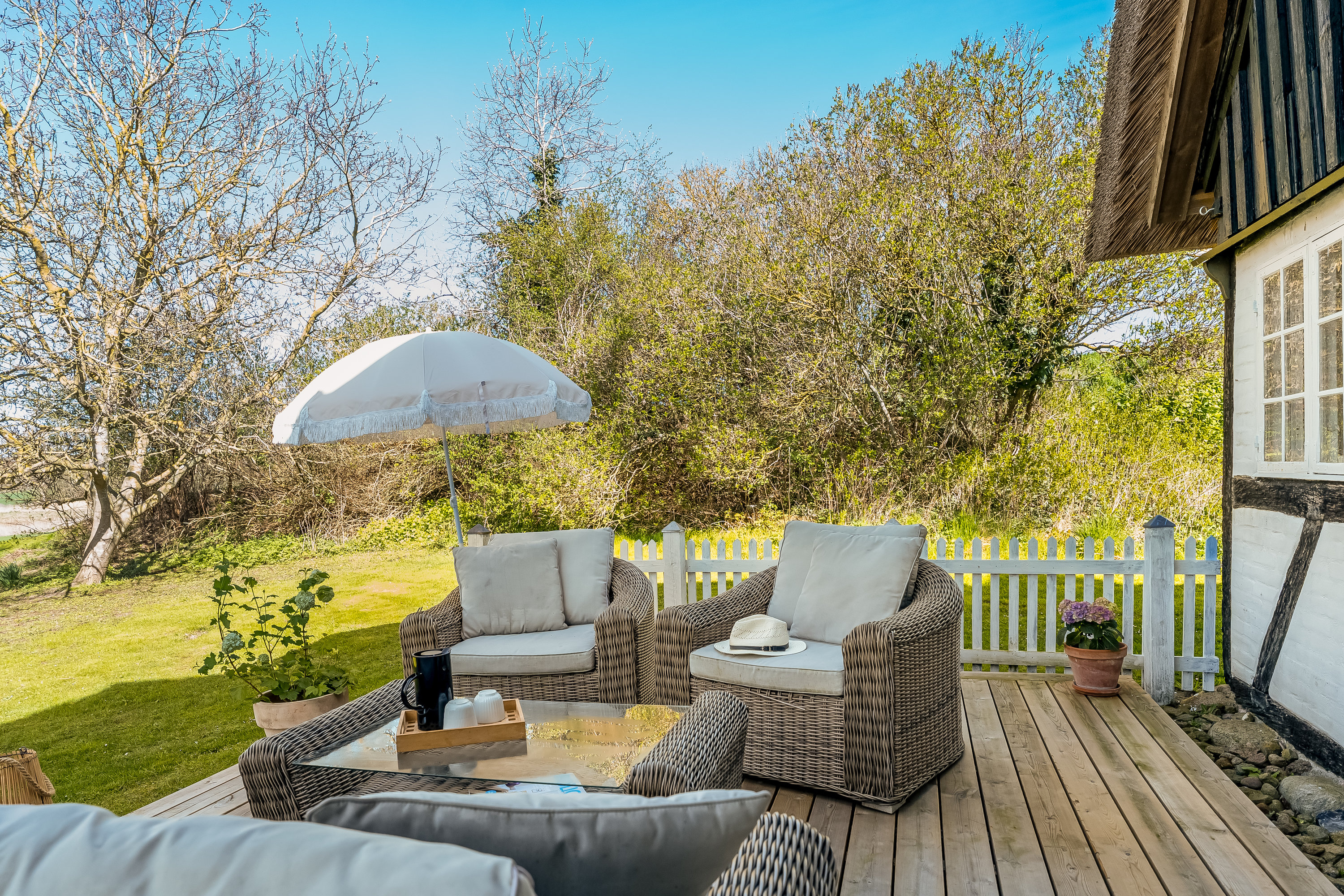 Fremhævet terrasse billede i fuldskærmstilstand. Billede af Ravnsborgvej 22, 4943 Torrig L