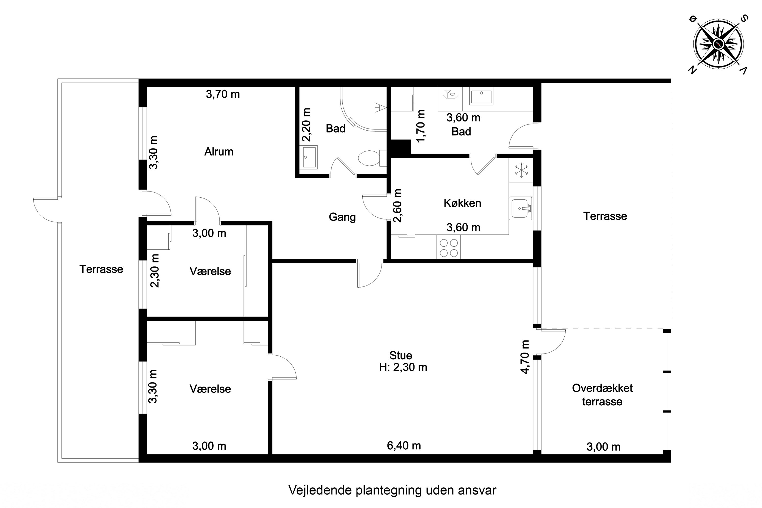 Plantegninger billede af Violvænget 9B, 5856 Ryslinge
