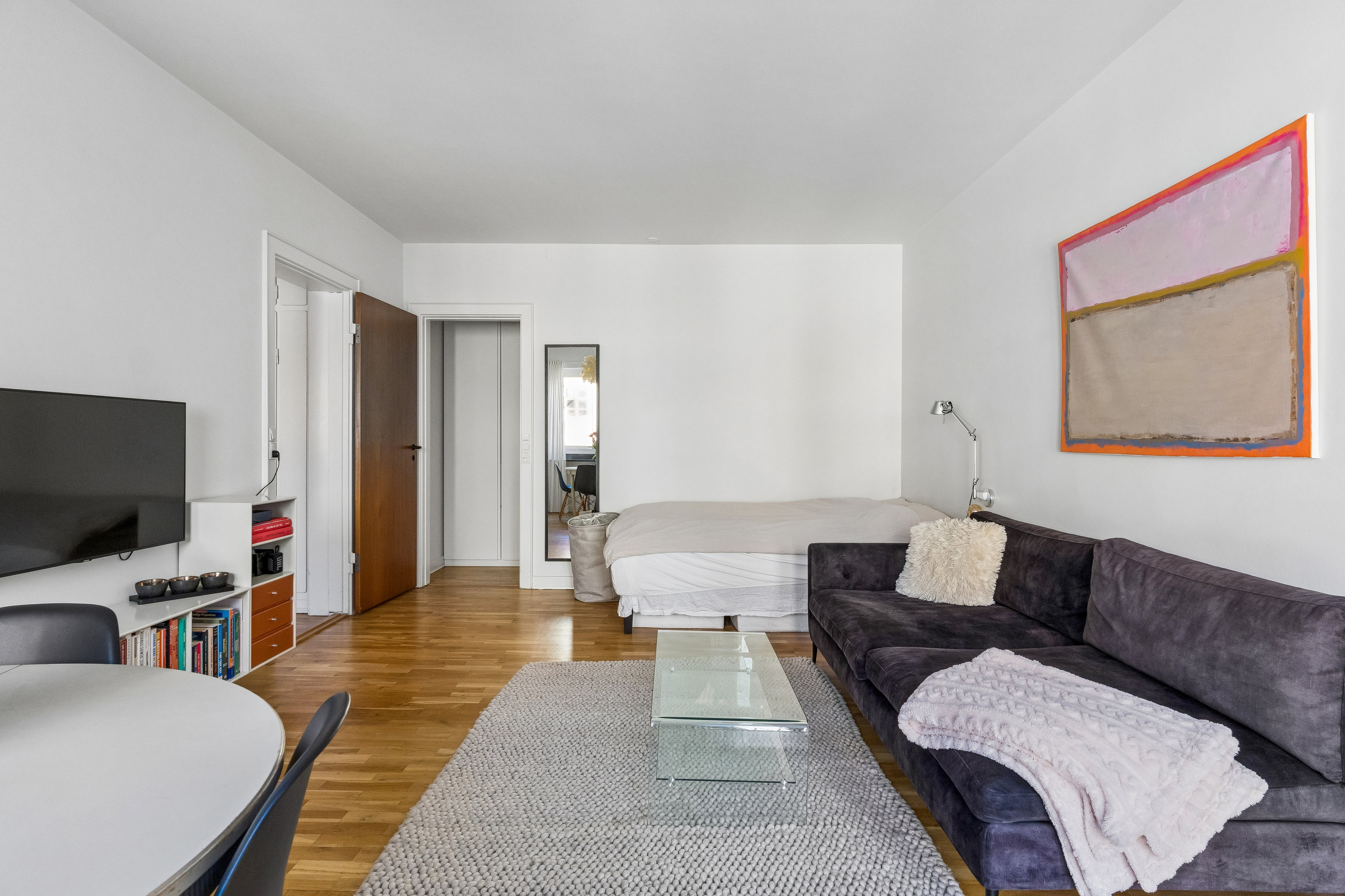 Fremhævet stue billede i fuldskærmstilstand. Billede af Dronningens Tværgade 48, 2. 3., 1302 København K