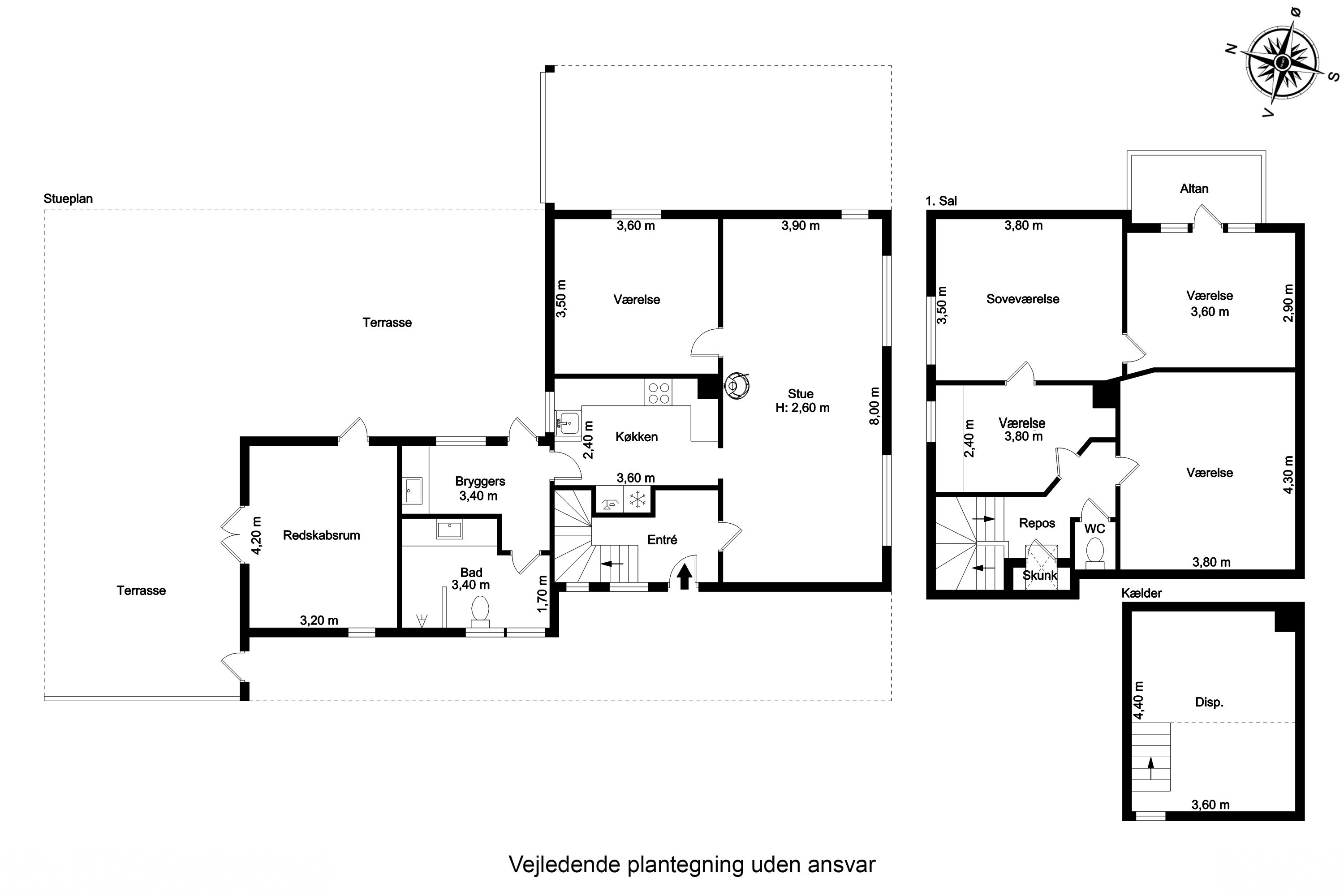 Plantegninger billede af Mølmarksvej 60, 5700 Svendborg