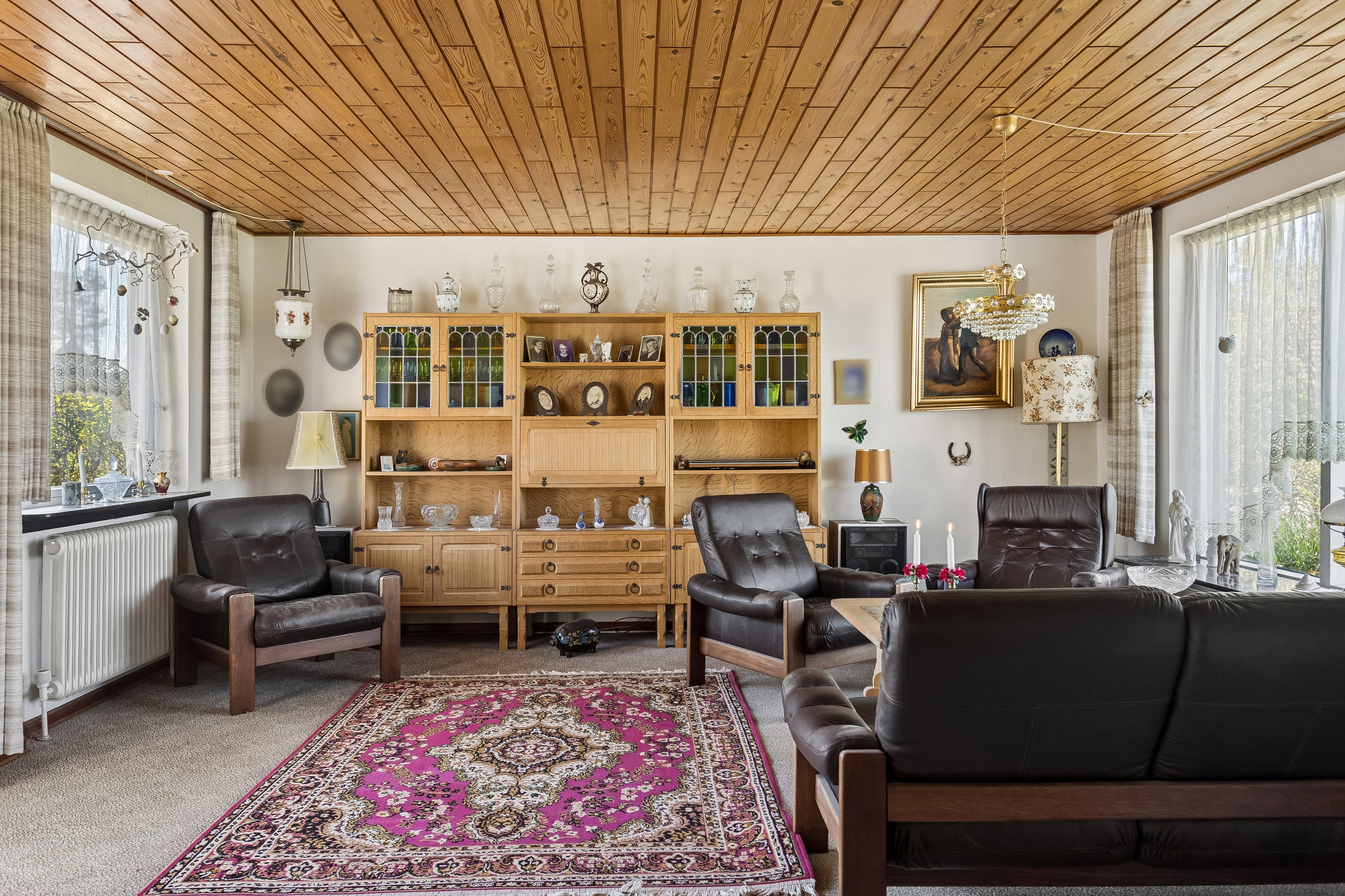 Fremhævet stue billede i fuldskærmstilstand. Billede af Vølundsvej 13, 7500 Holstebro