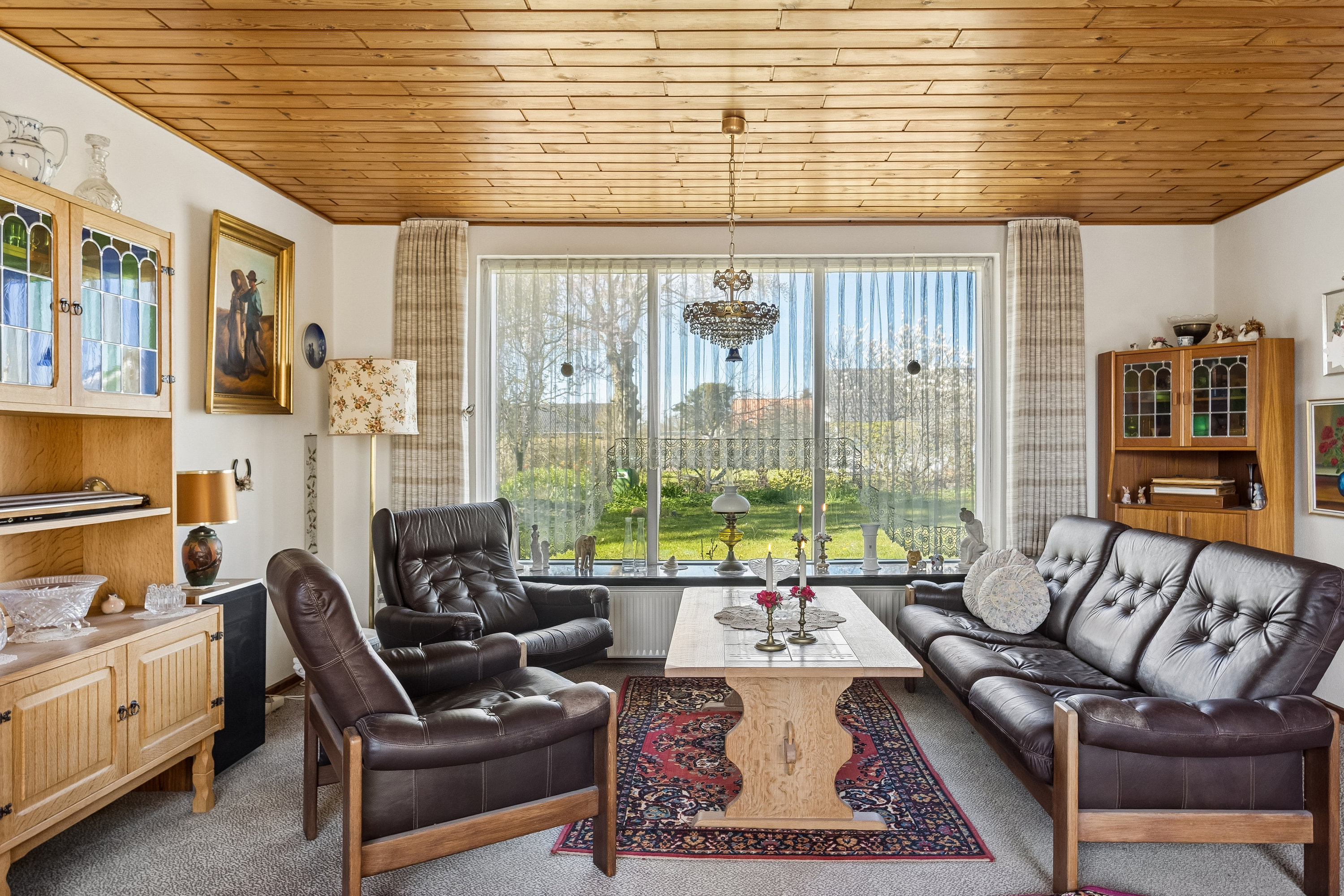 Fremhævet stue billede i fuldskærmstilstand. Billede af Vølundsvej 13, 7500 Holstebro