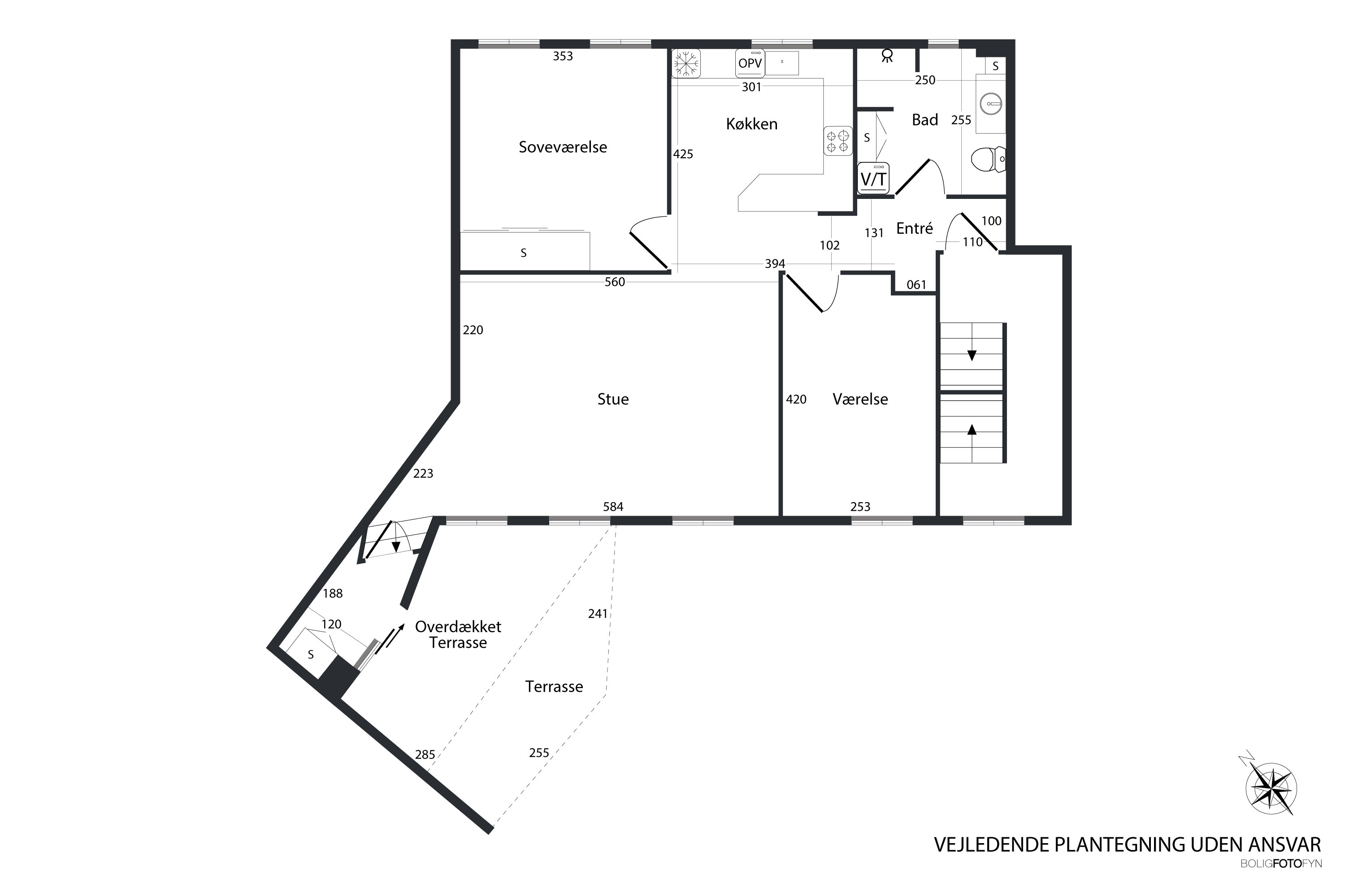 Plantegninger billede af Nørregade 31C, 1. tv., 5000 Odense C
