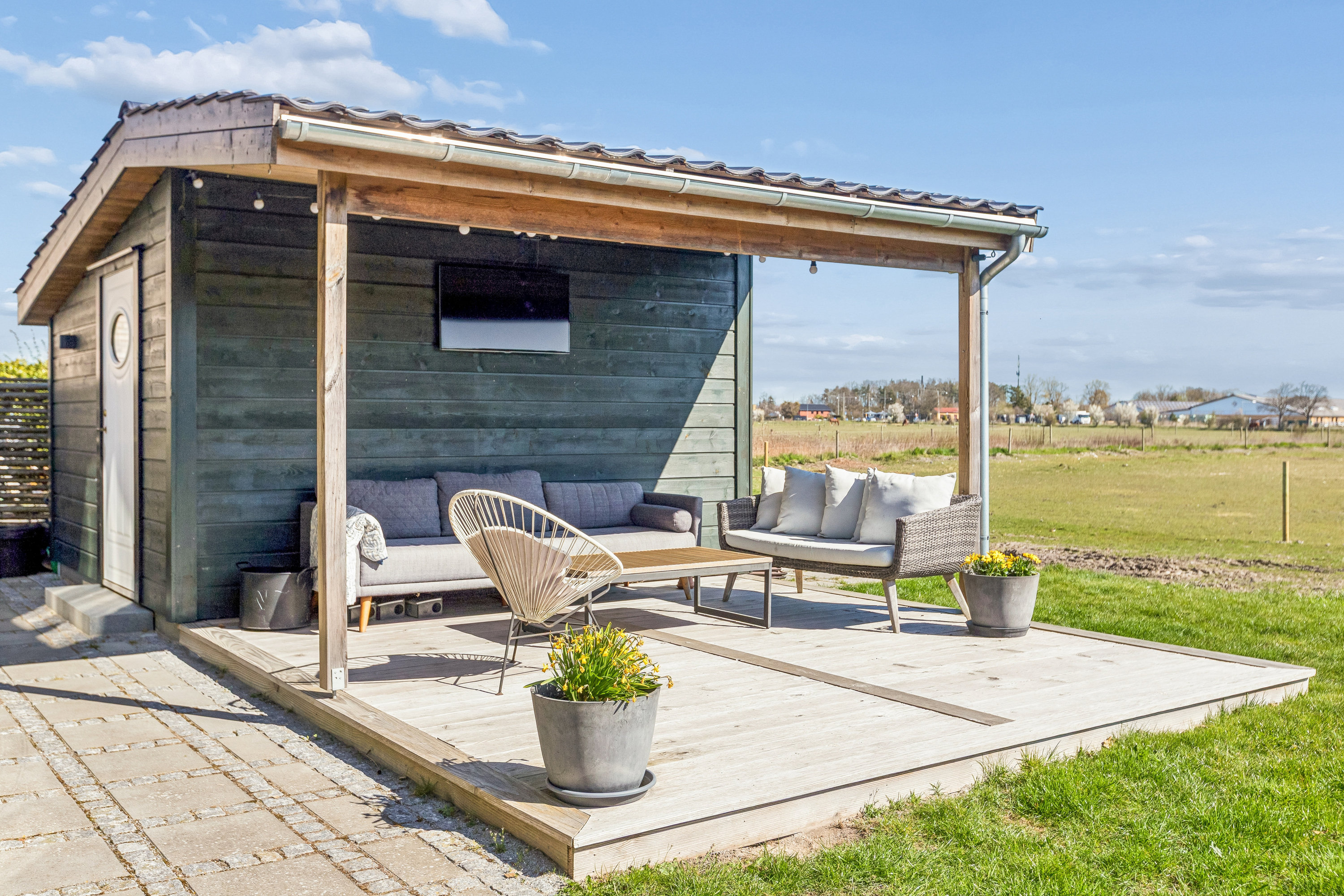 Fremhævet terrasse billede i fuldskærmstilstand. Billede af Mortel Alle 29, 2791 Dragør