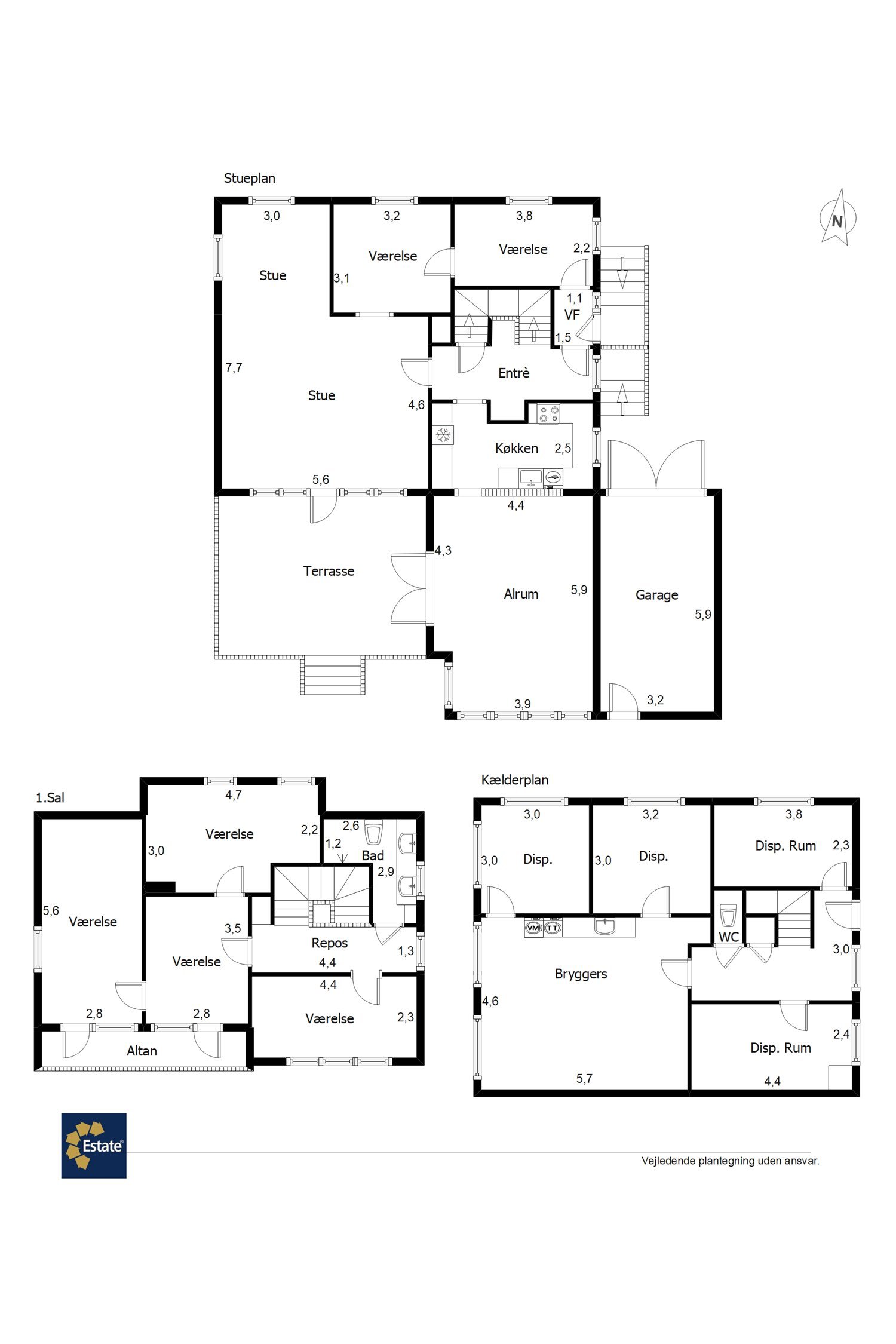 Plantegninger billede af Strandby Kirkevej 222, 6700 Esbjerg
