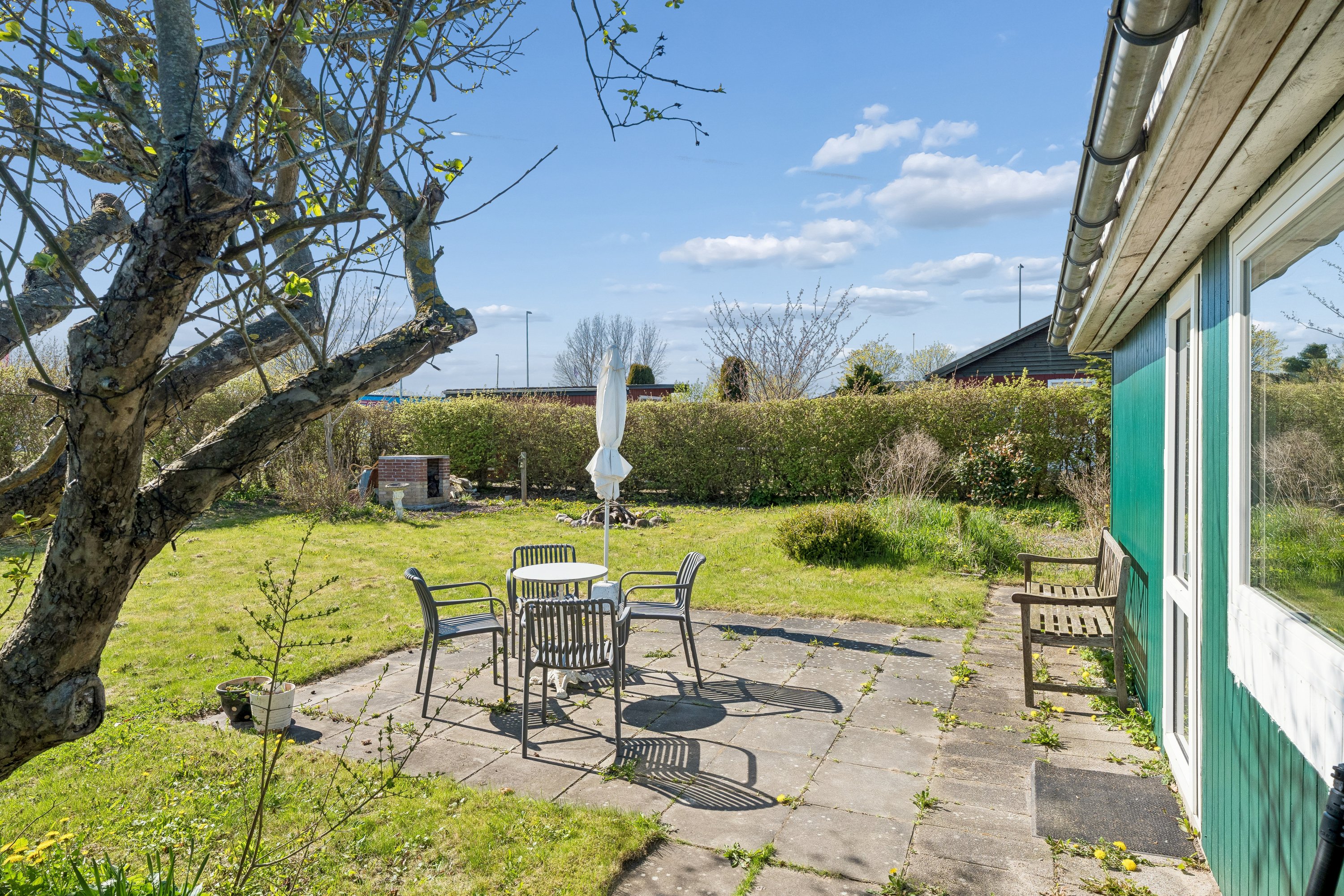 Fremhævet terrasse billede i fuldskærmstilstand. Billede af Brixlund 37, 9400 Nørresundby