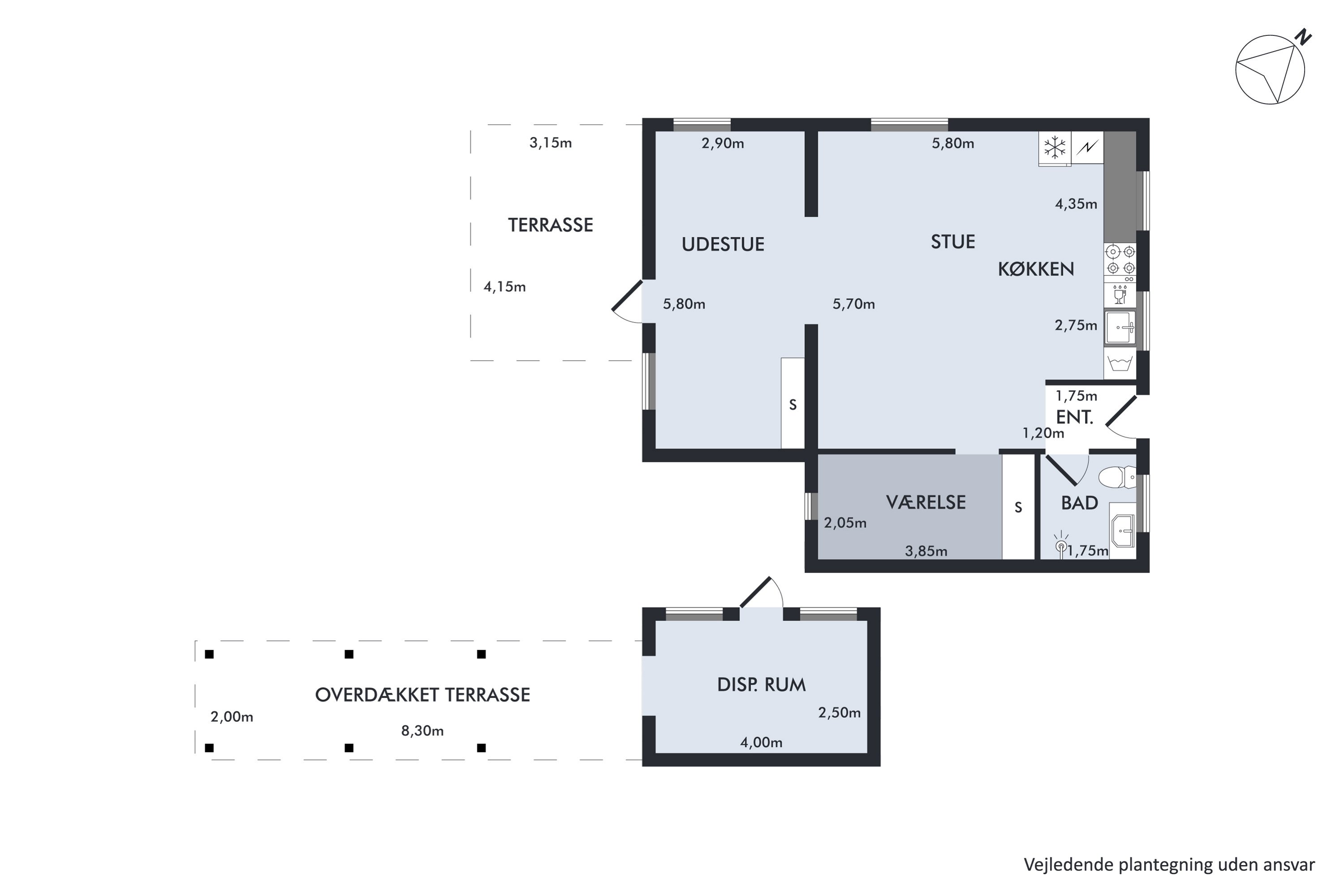 Plantegninger billede af Brixlund 37, 9400 Nørresundby