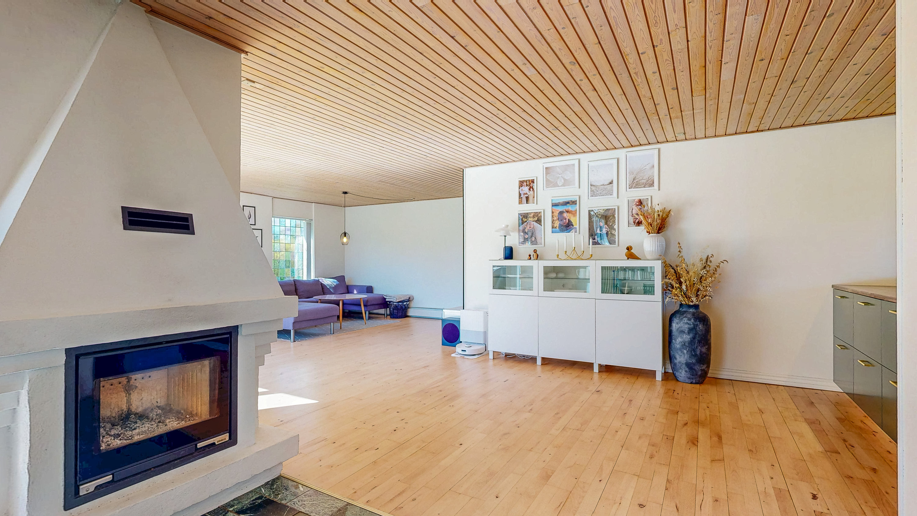 Fremhævet stue billede i fuldskærmstilstand. Billede af Svinglen 50, 8800 Viborg