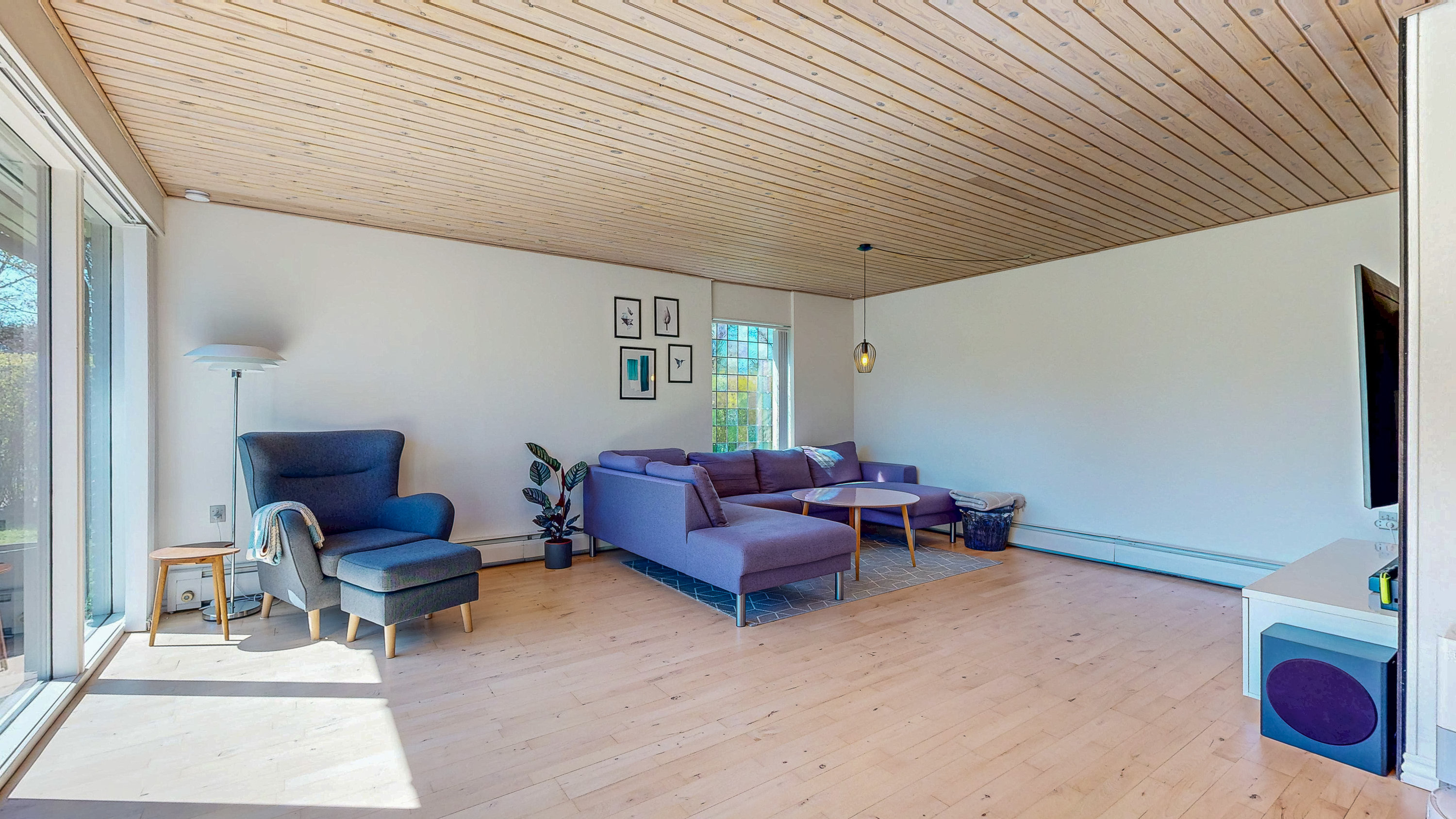 Fremhævet stue billede i fuldskærmstilstand. Billede af Svinglen 50, 8800 Viborg