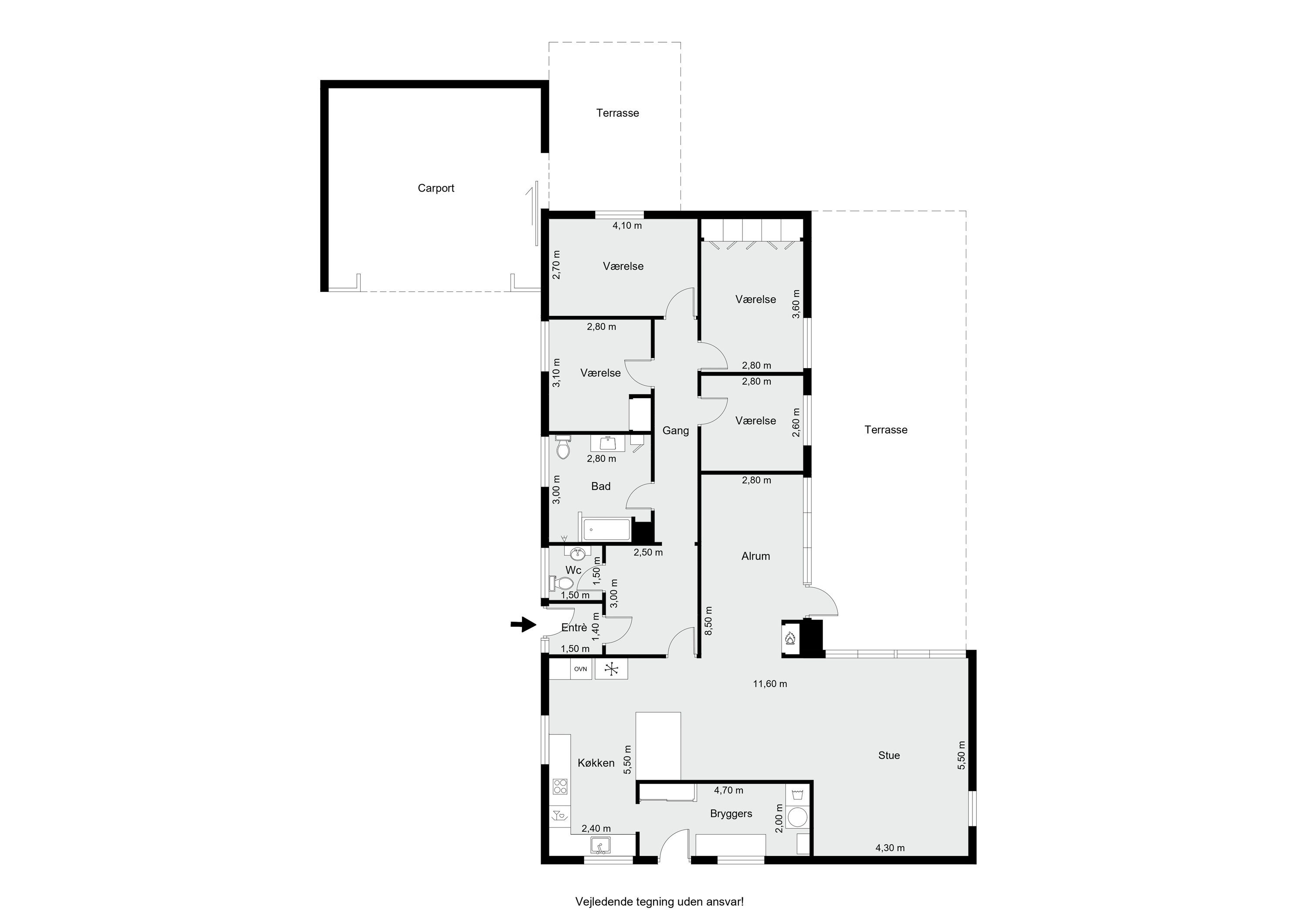 Plantegninger billede af Svinglen 50, 8800 Viborg