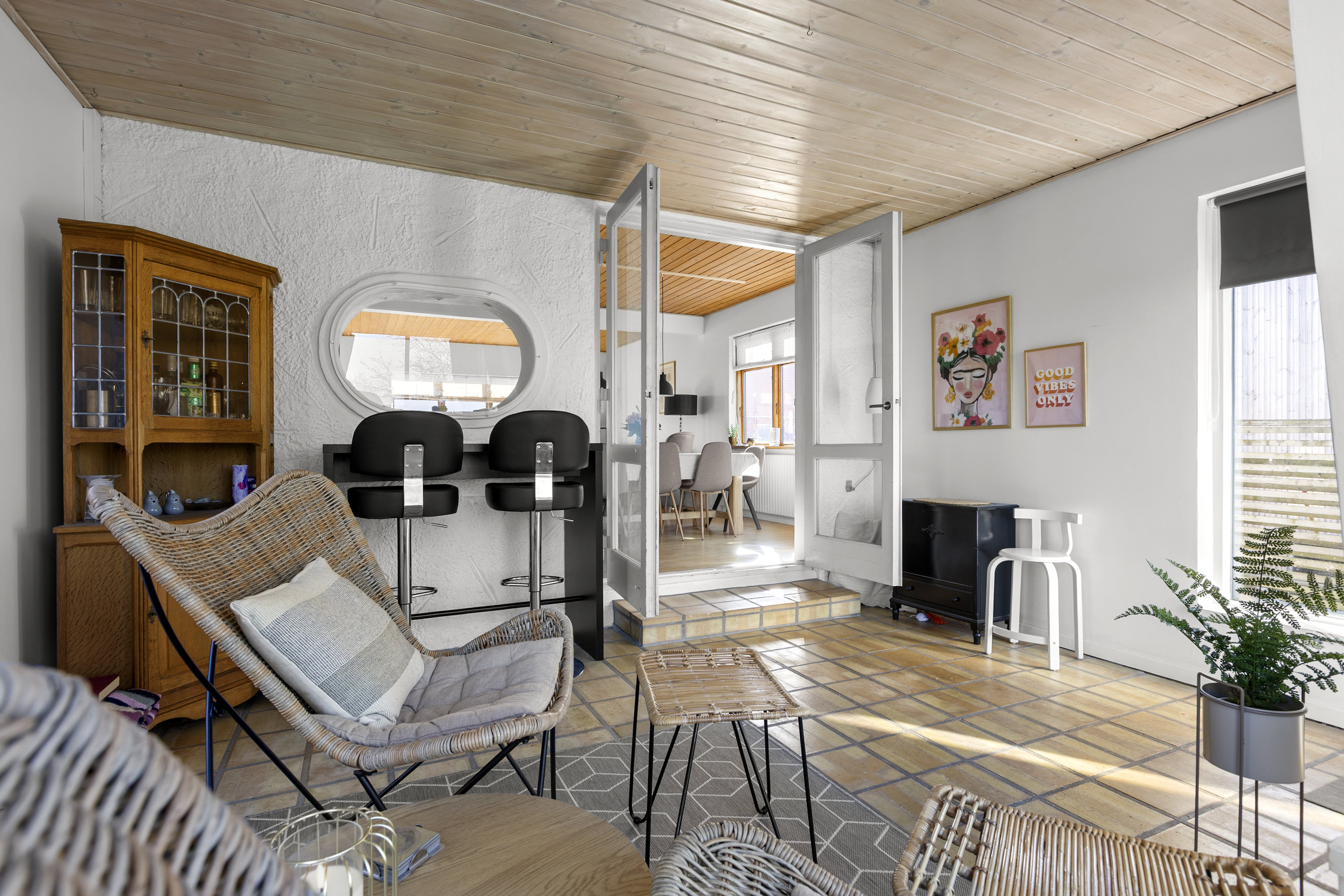 Fremhævet udestue billede i fuldskærmstilstand. Billede af Astersvej 8, 4200 Slagelse