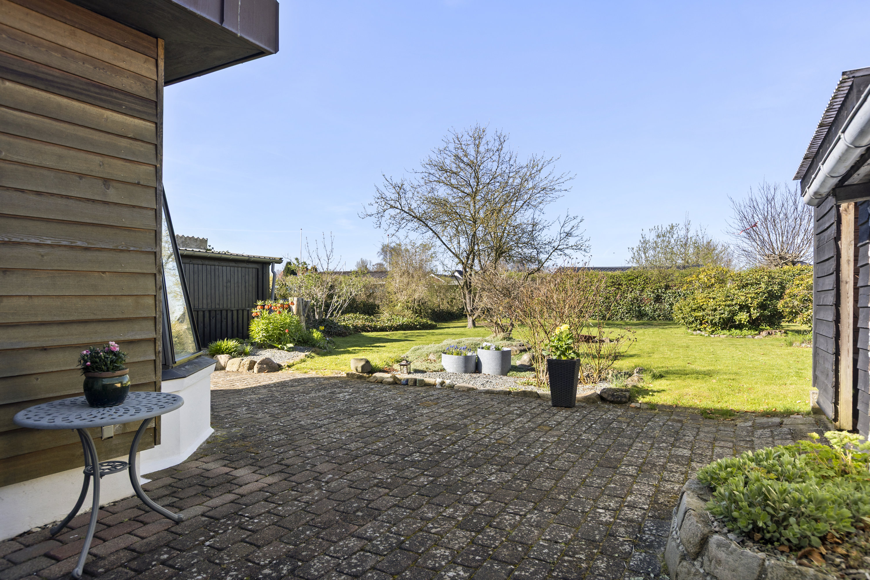 Fremhævet terrasse billede i fuldskærmstilstand. Billede af Astersvej 8, 4200 Slagelse