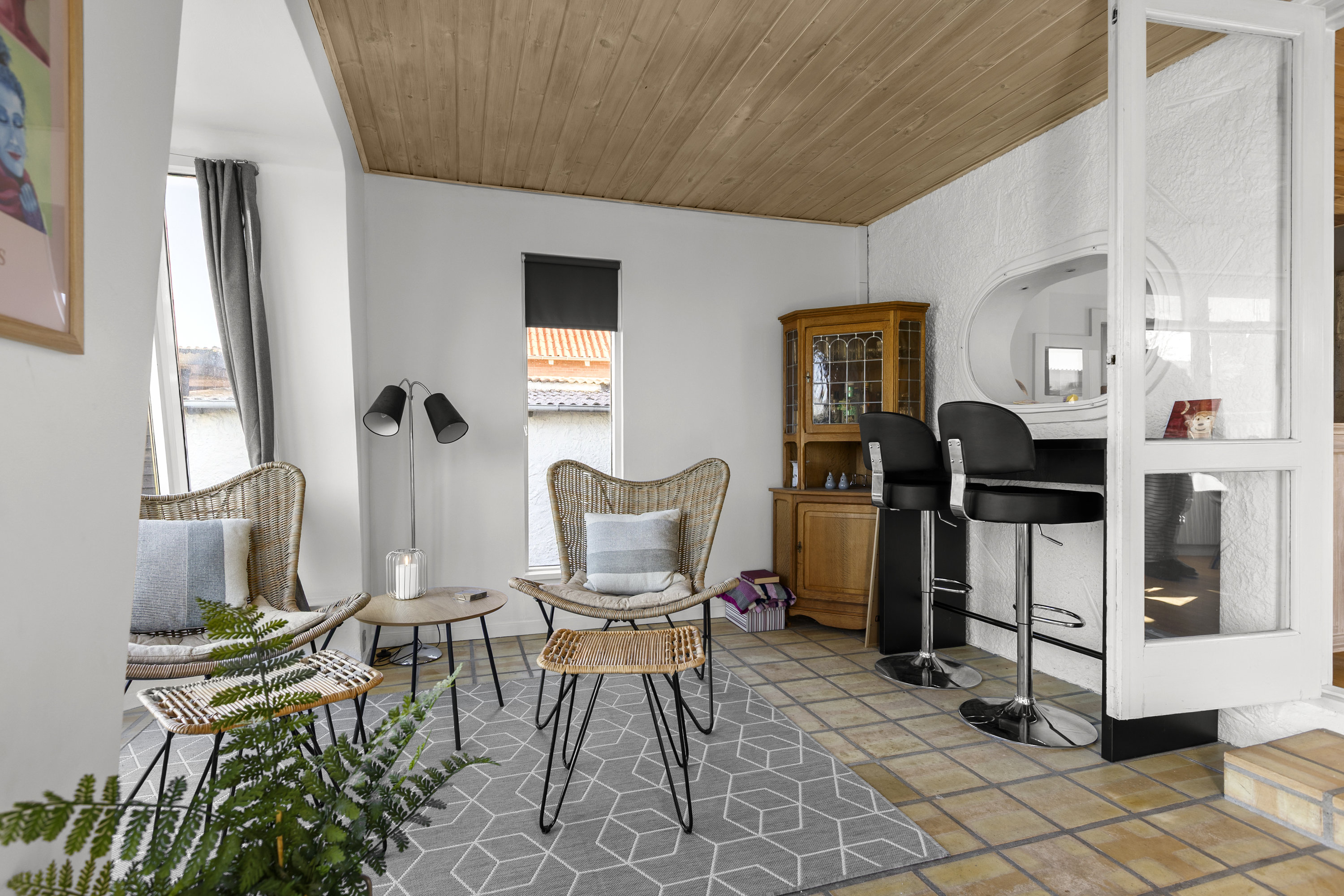 Fremhævet udestue billede i fuldskærmstilstand. Billede af Astersvej 8, 4200 Slagelse