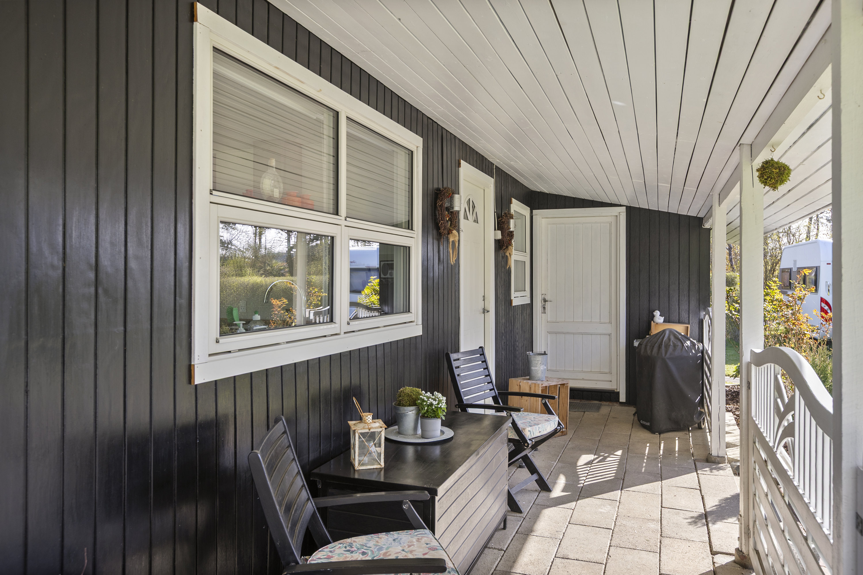 Fremhævet overdækket terrasse billede i fuldskærmstilstand. Billede af Oasevej 6, Næsby Strand, 4200 Slagelse