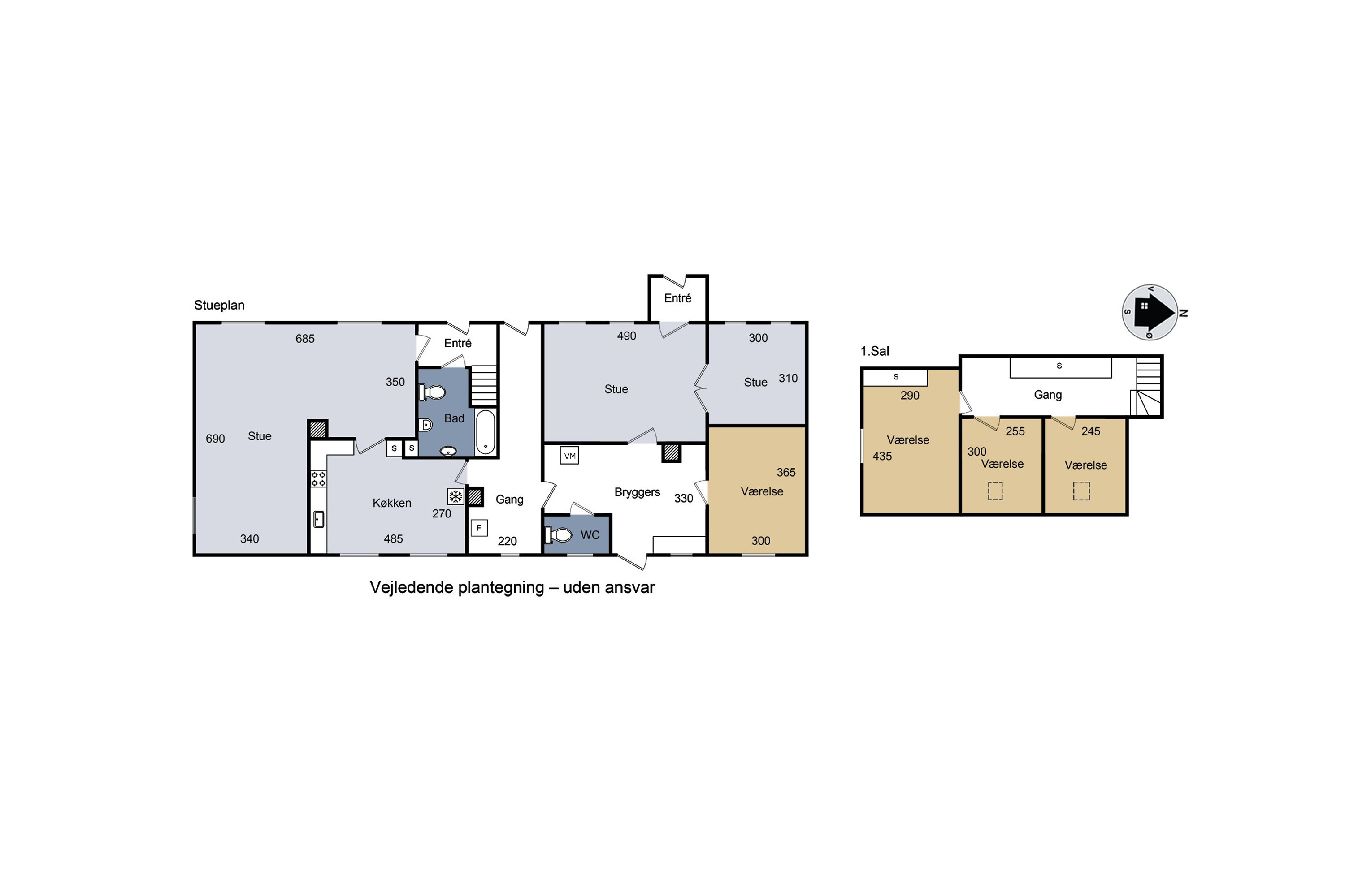Plantegninger billede af Fruegade 11, 4241 Vemmelev