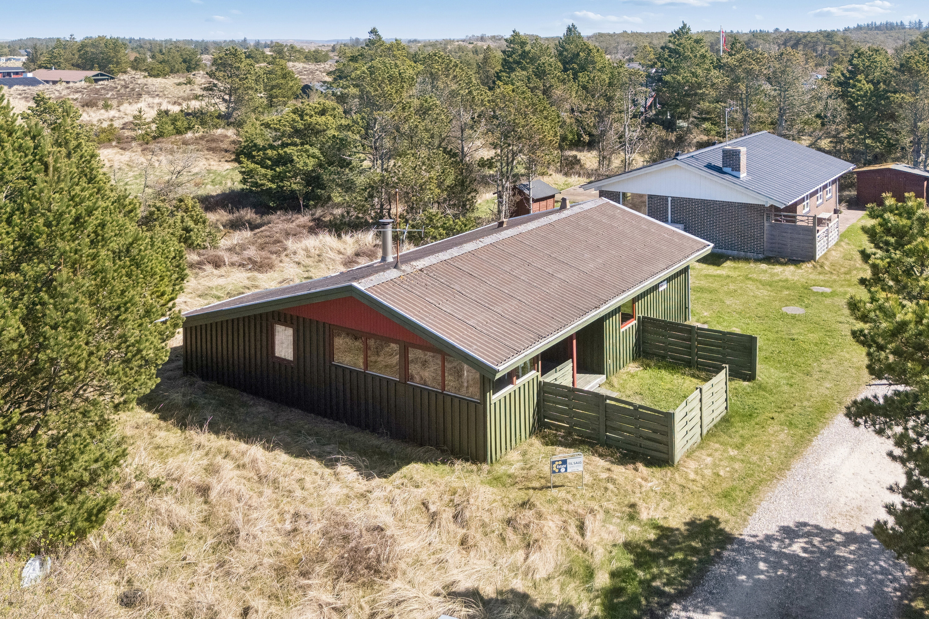 Fritidshus: Luftfoto på Sletningen 1, Klitmøller, 7700 Thisted