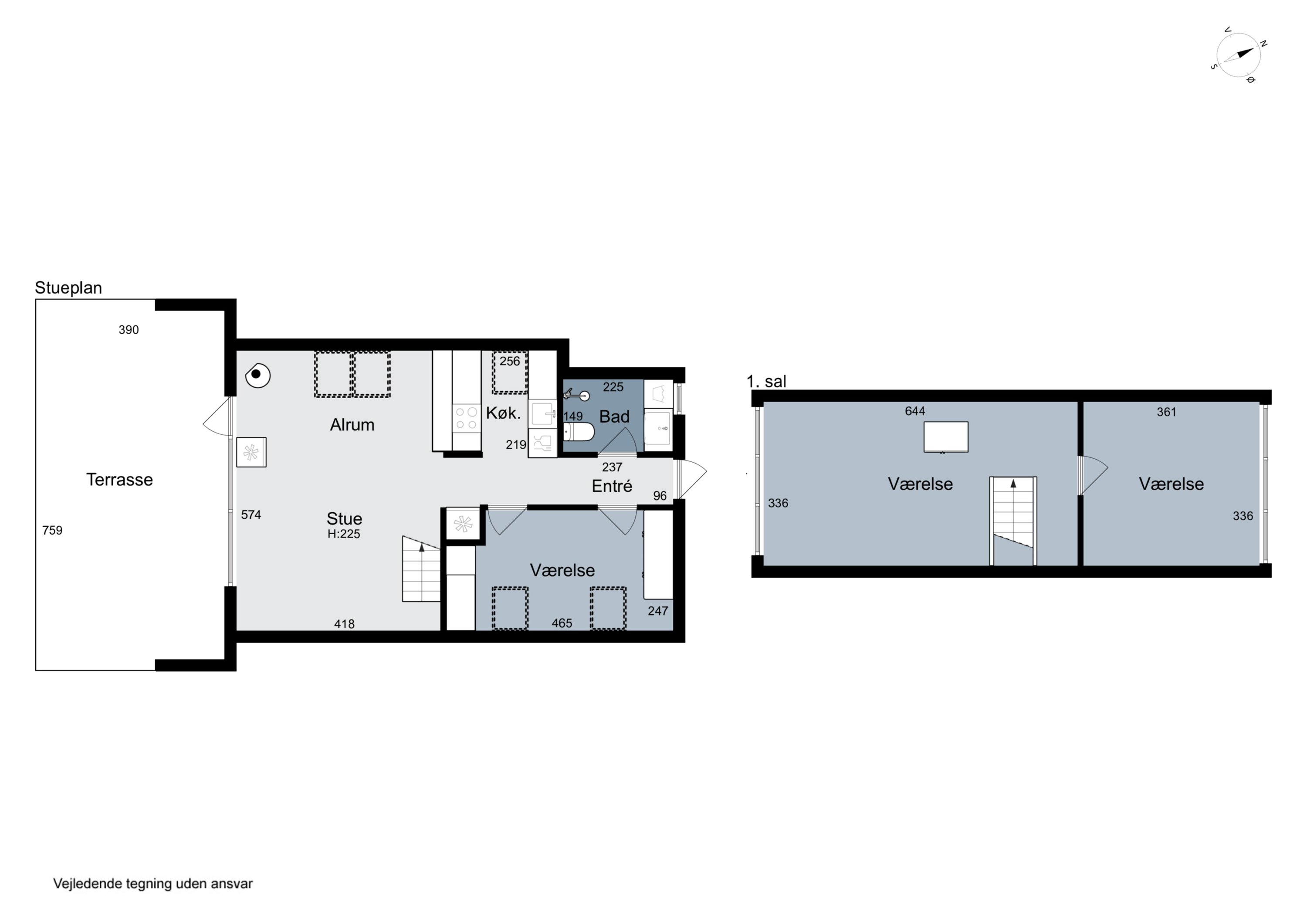 Plantegninger billede af Pighvarvej 18, Vorupør, 7700 Thisted