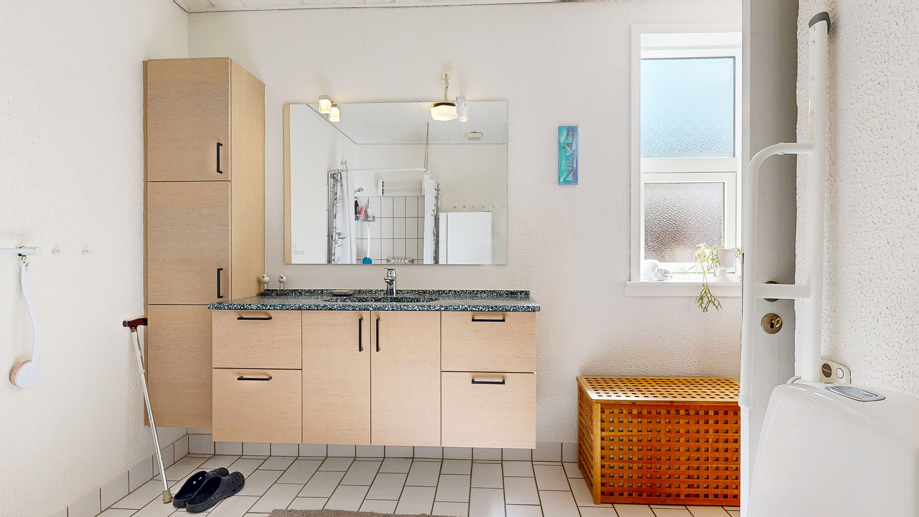 Fremhævet badeværelse billede i fuldskærmstilstand. Billede af Odinvej 9, 7850 Stoholm Jyll