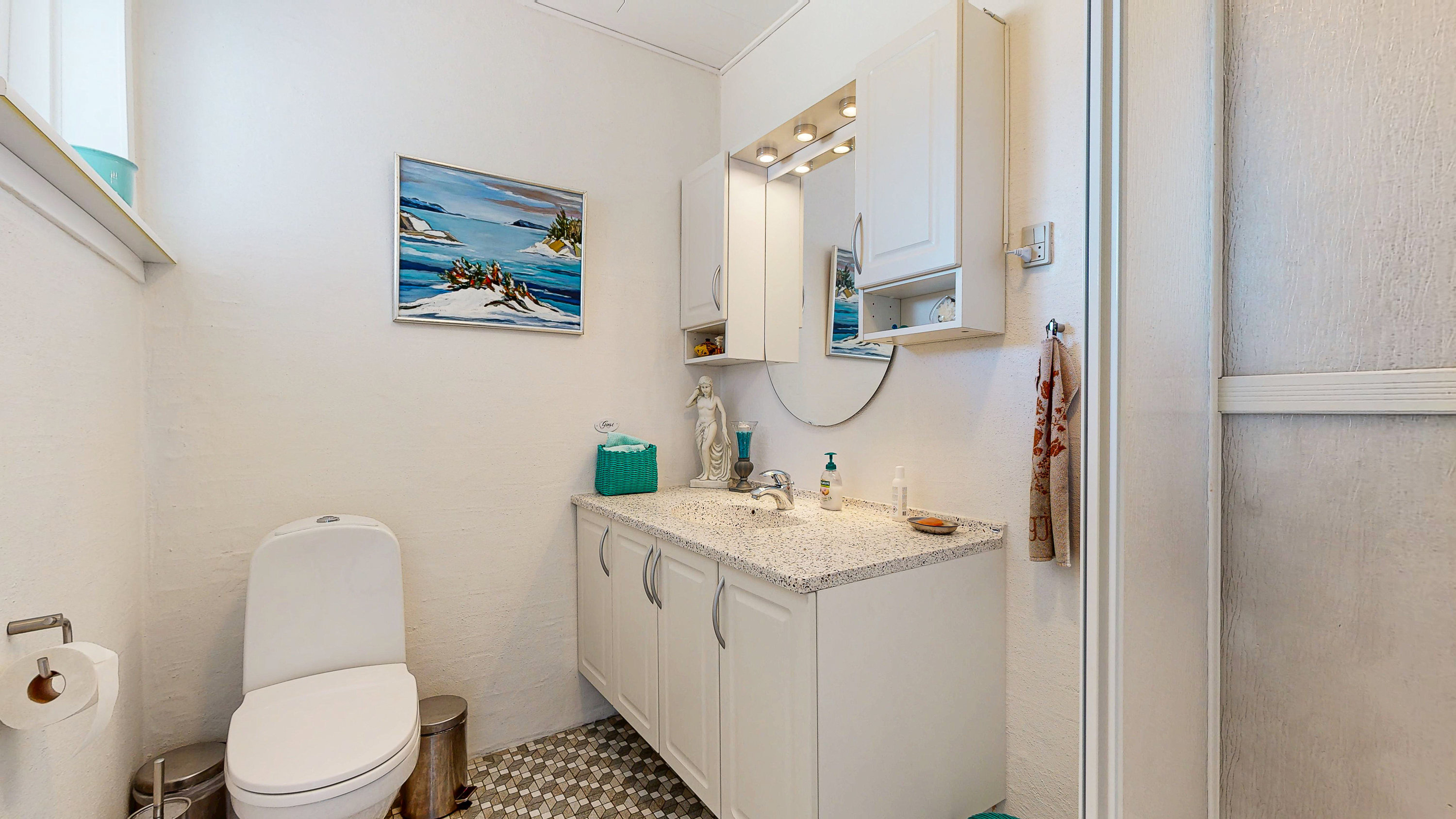 Fremhævet badeværelse billede i fuldskærmstilstand. Billede af Odinvej 9, 7850 Stoholm Jyll