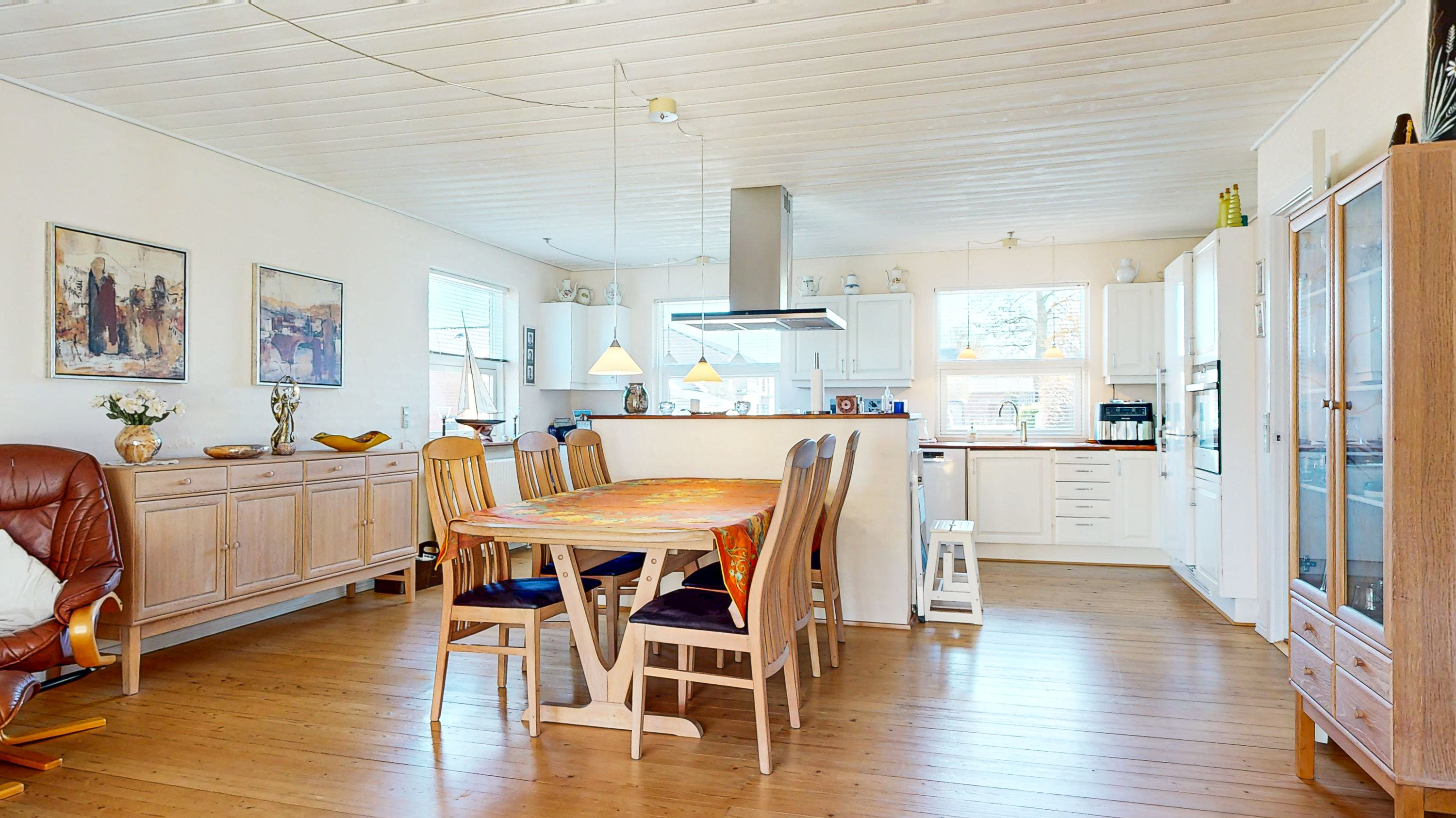 Fremhævet køkken alrum billede i fuldskærmstilstand. Billede af Odinvej 9, 7850 Stoholm Jyll