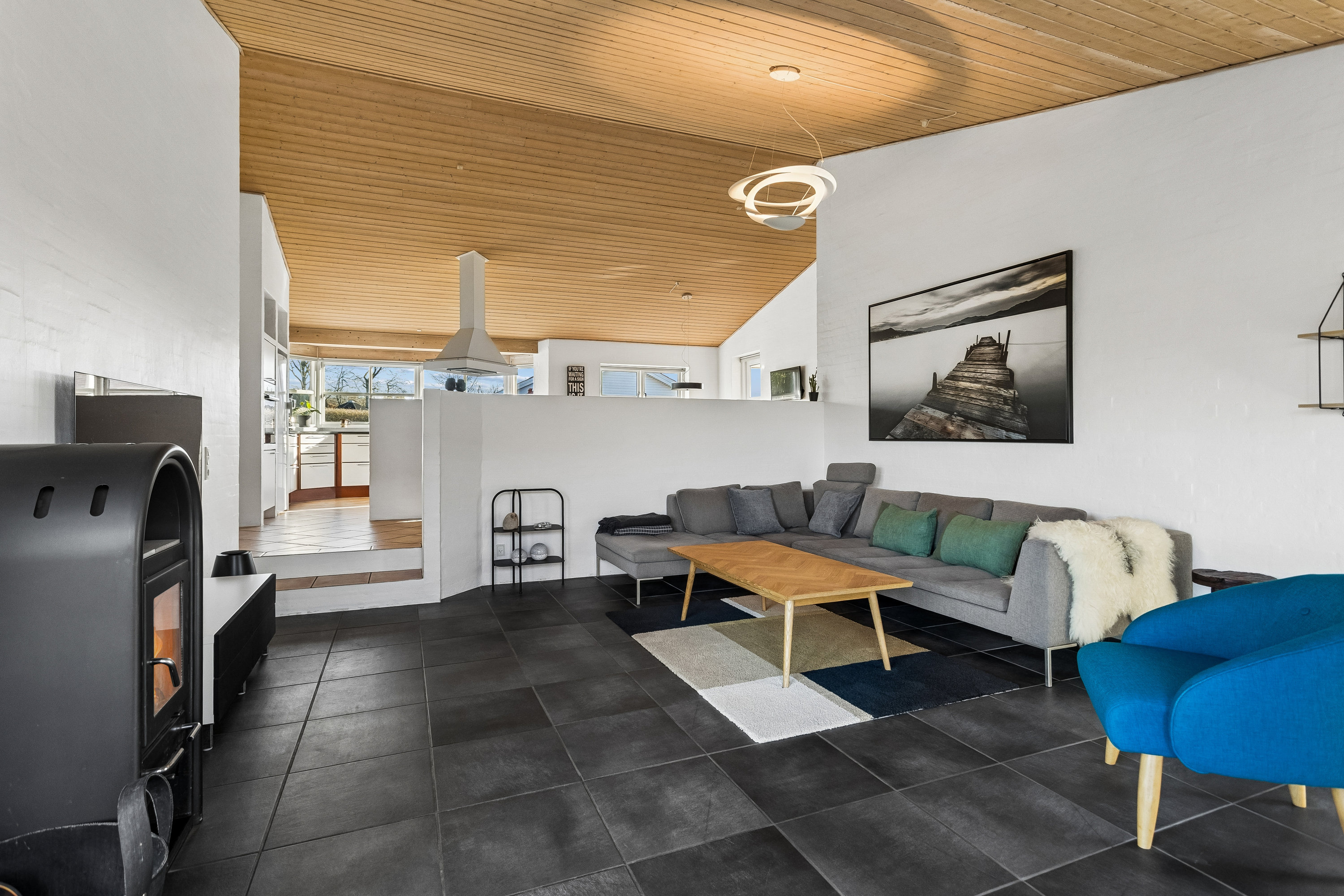 Fremhævet stue billede i fuldskærmstilstand. Billede af P.S. Krøyers Vej 1, 7500 Holstebro