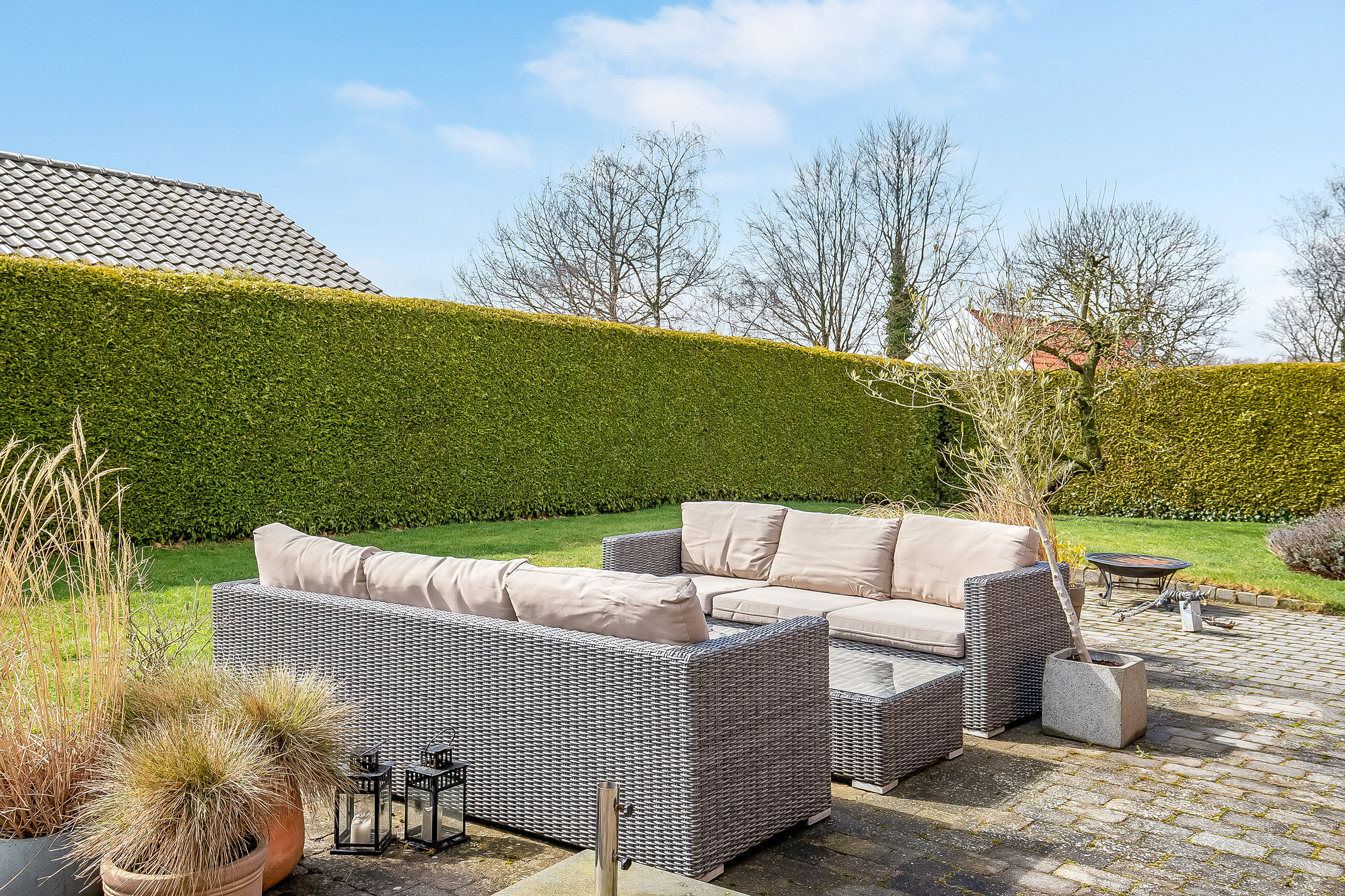 Fremhævet terrasse billede i fuldskærmstilstand. Billede af Bakkegårds Alle 17, Bramdrupdam, 6000 Kolding