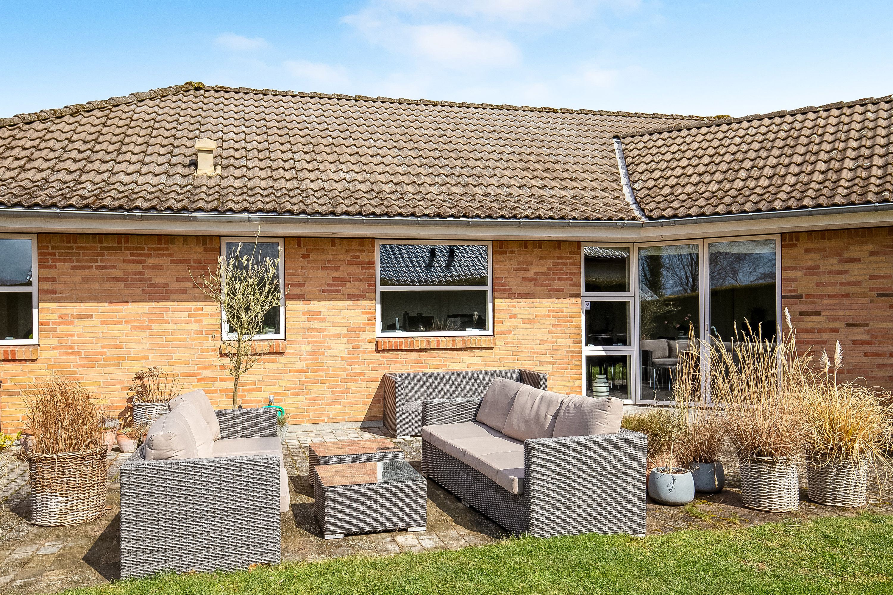 Fremhævet terrasse billede i fuldskærmstilstand. Billede af Bakkegårds Alle 17, Bramdrupdam, 6000 Kolding